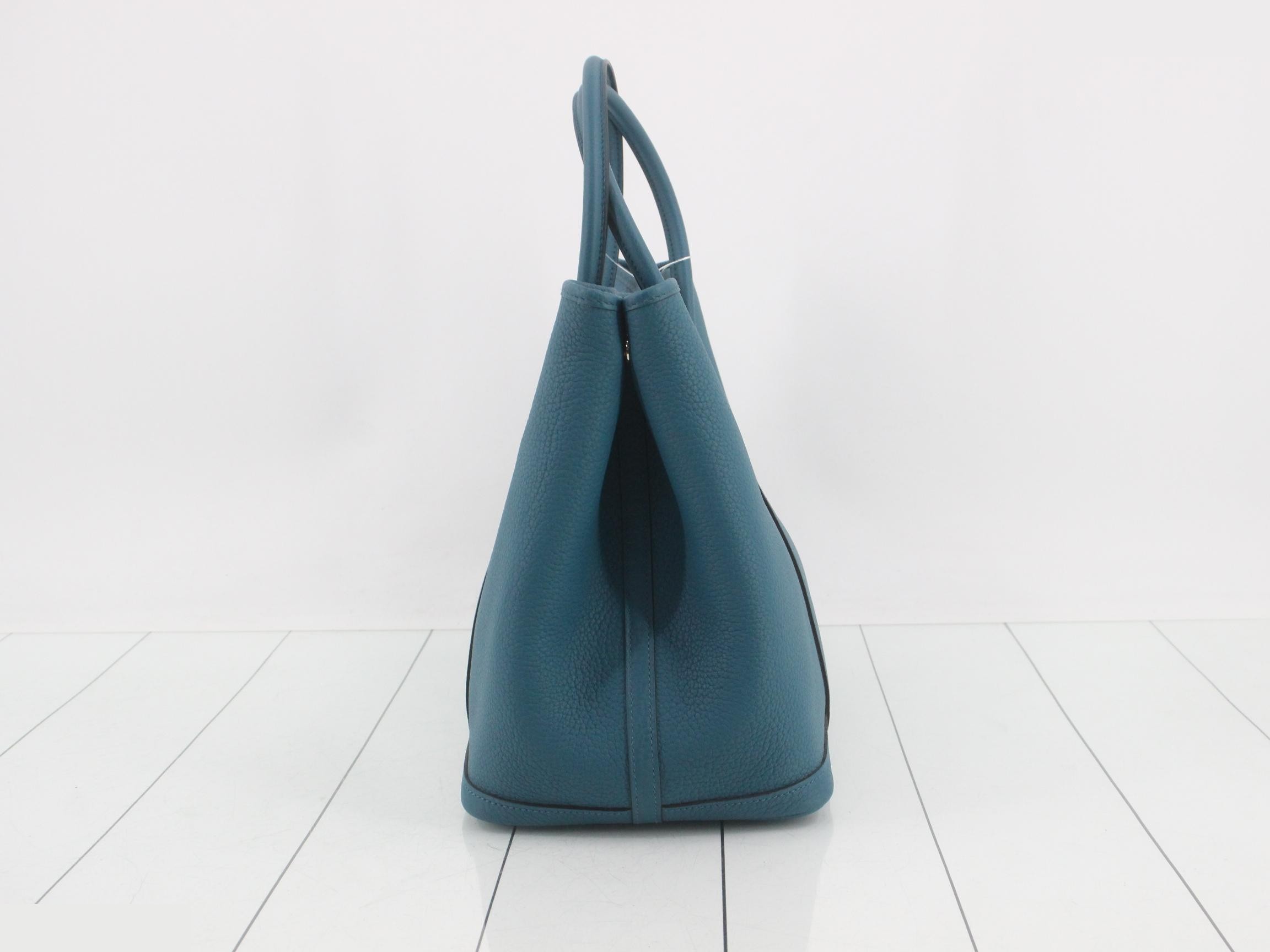 Garden Party PM Leather Tote Bag (Y stamp) — view 4