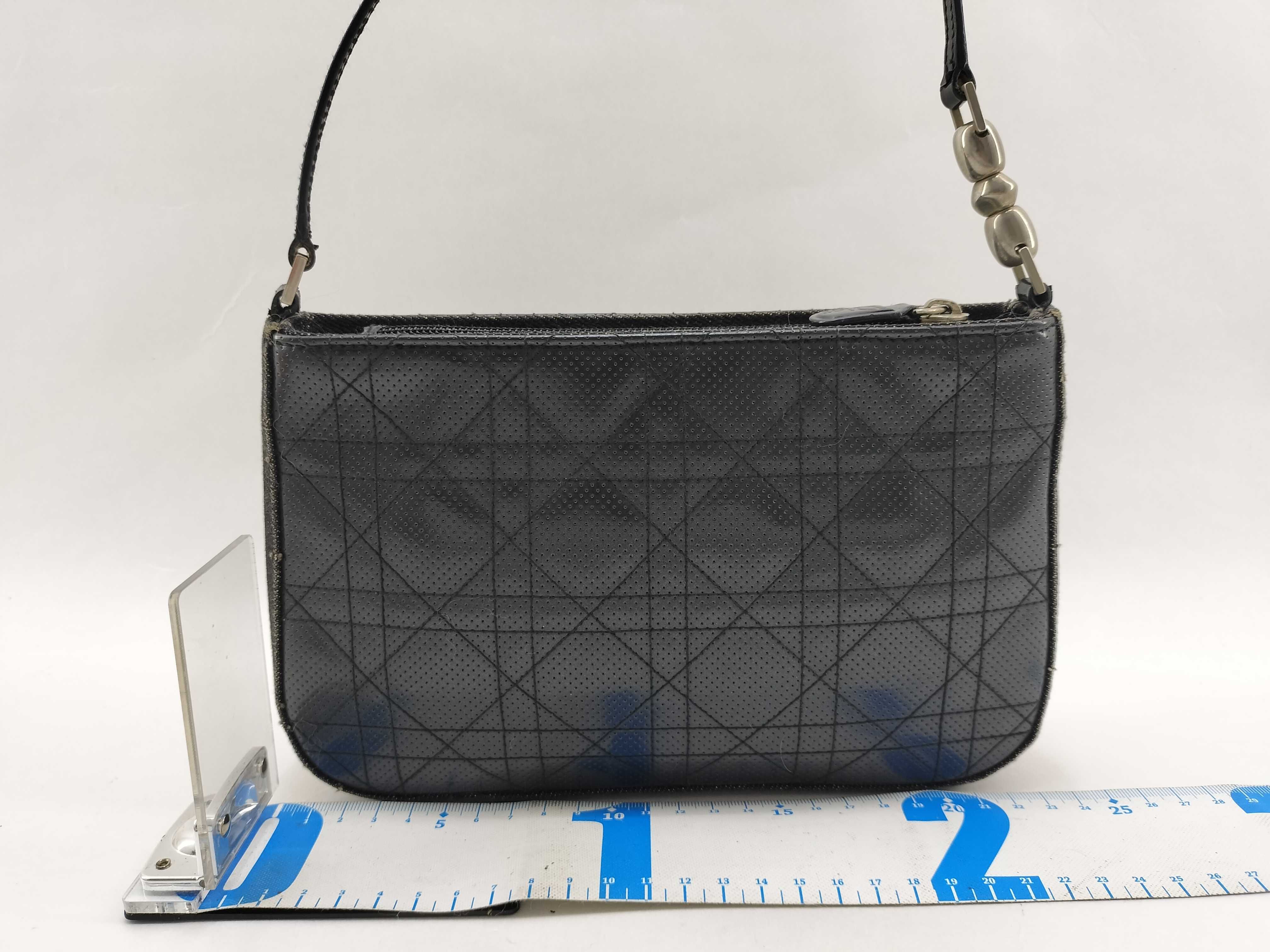 Cannage Maris Pearl Black Shoulder Bag — view 2