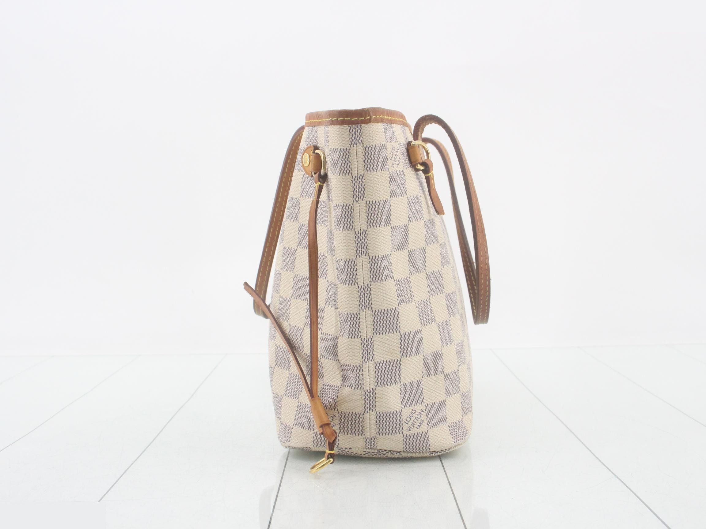 Damier Azur Neverfull — view 3
