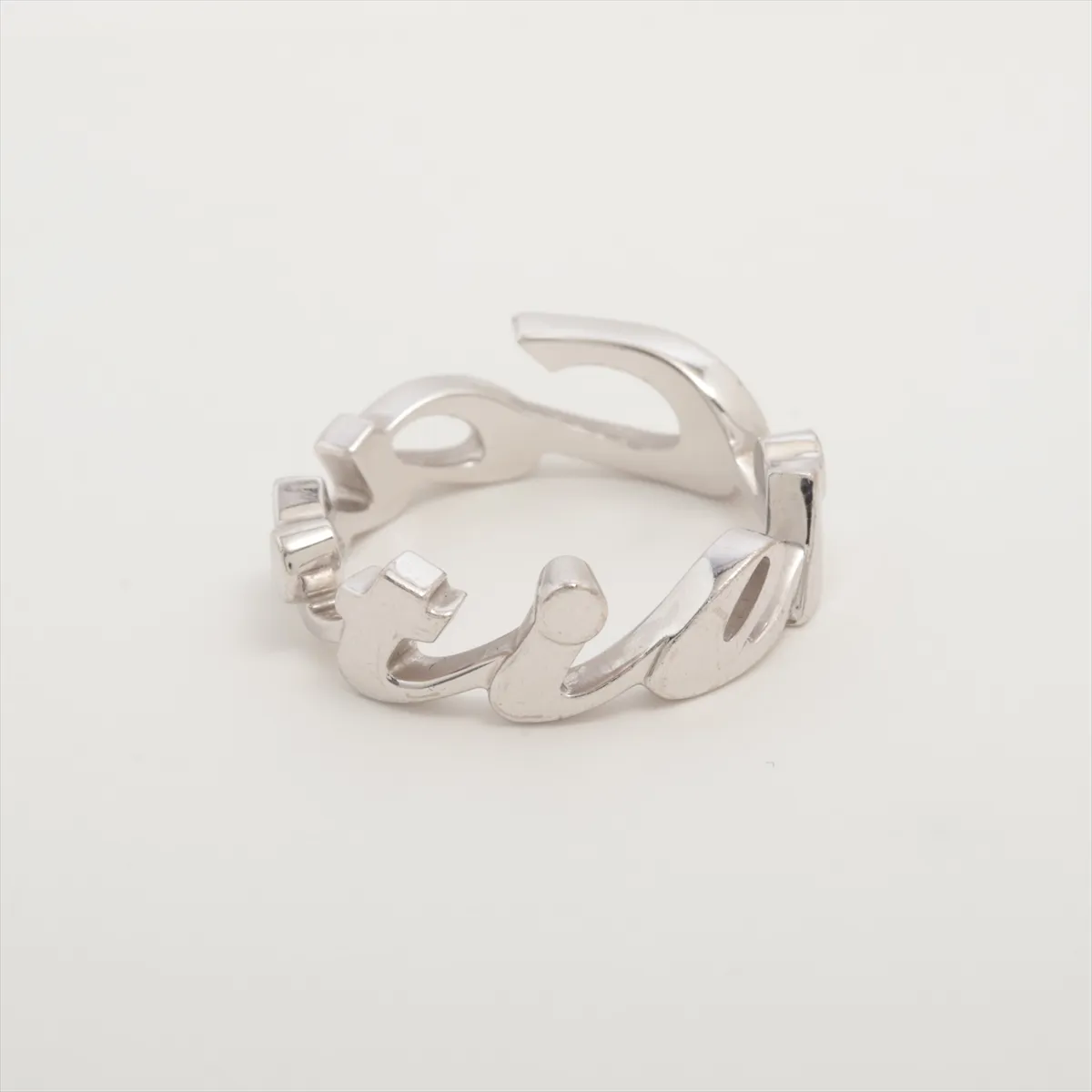 signature ring 750(WG) 5.1g 51 CX5959 dent — view 2