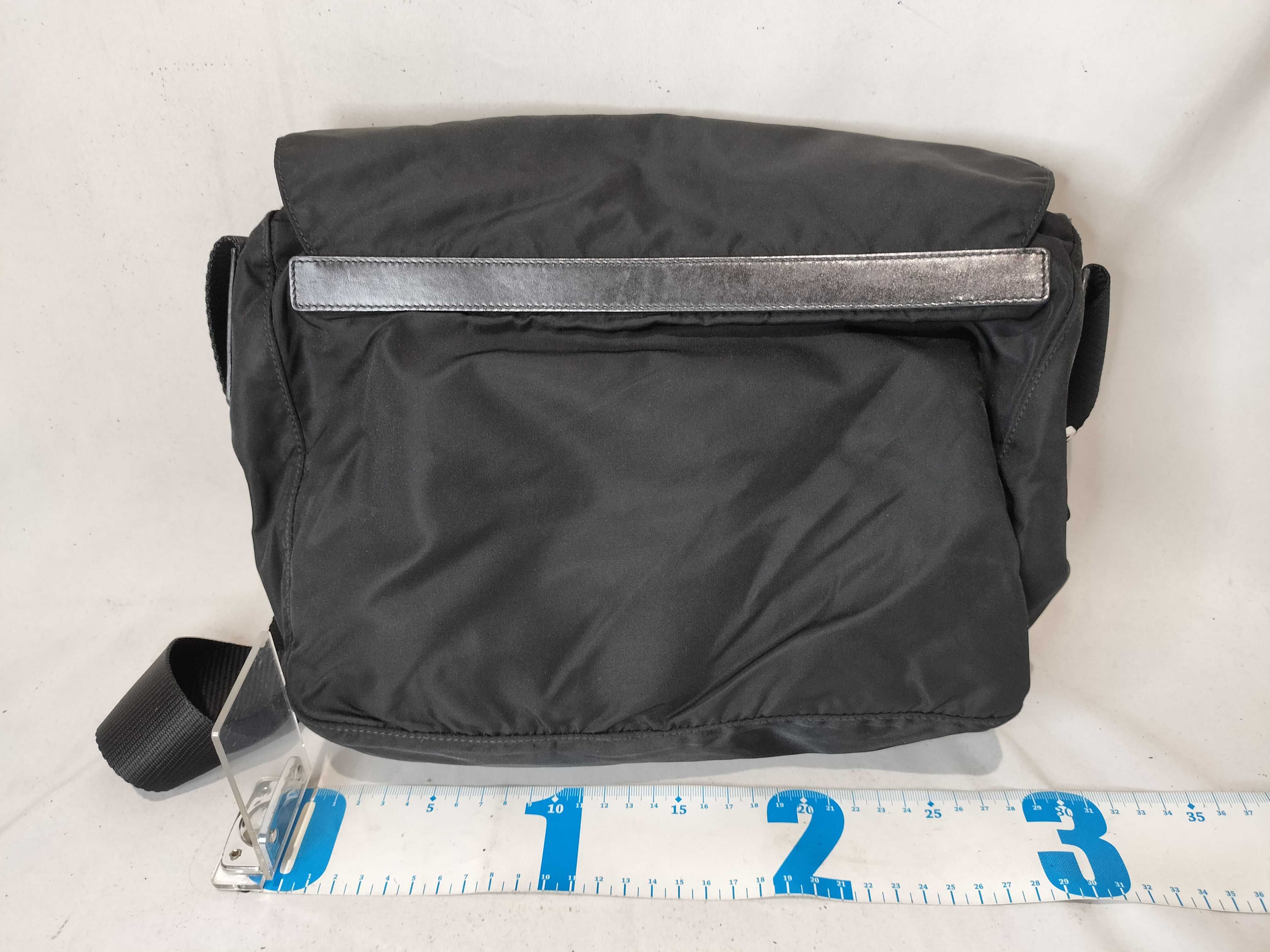 Nylon Messenger Bag Shoulder Bag — view 3