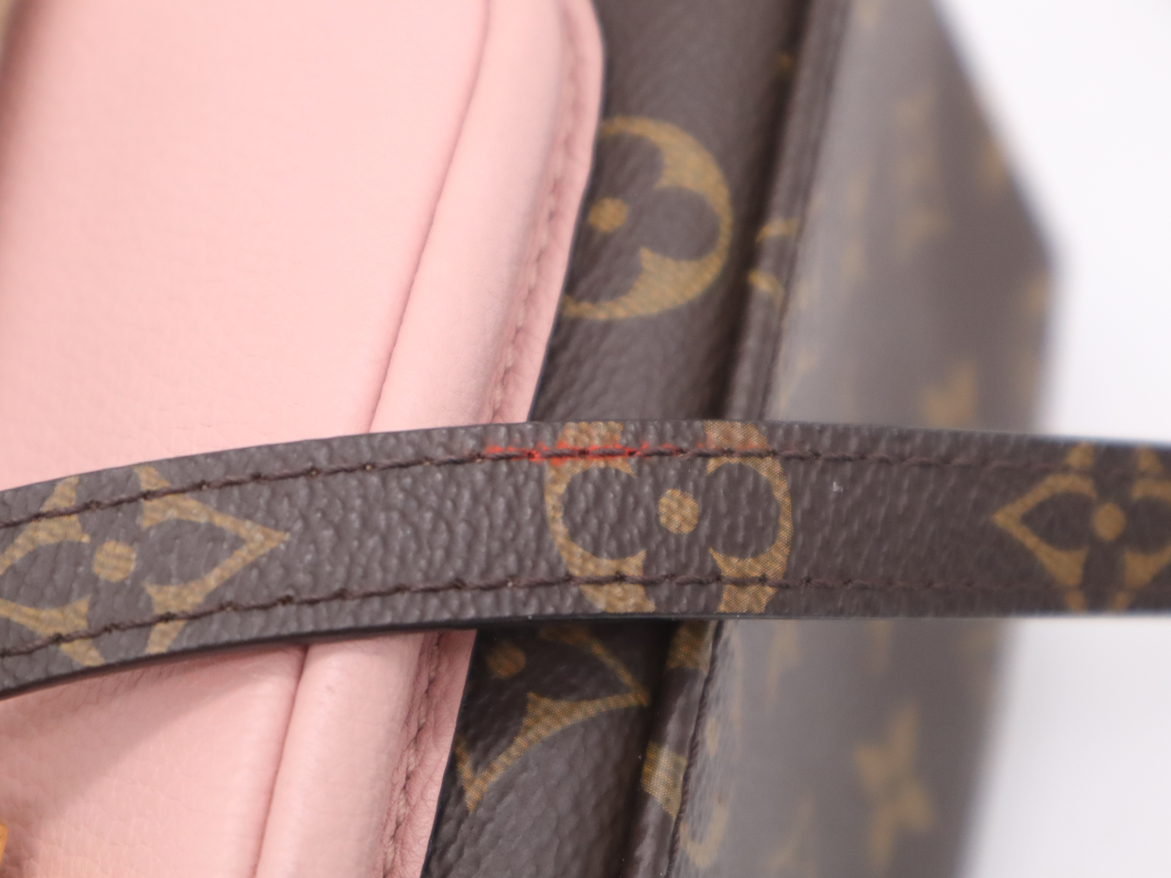 M43960 Monogram Marignan Rose Poudre Handbag with Shoulder Strap (RIFD verified) — view 11