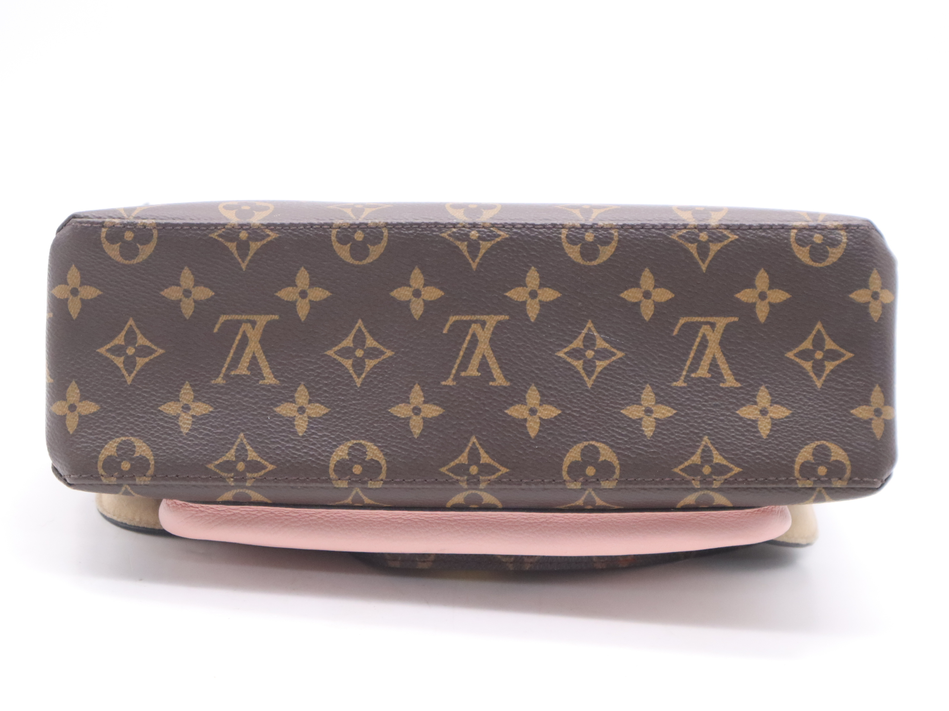 M43960 Monogram Marignan Rose Poudre Handbag with Shoulder Strap (RIFD verified) — view 4