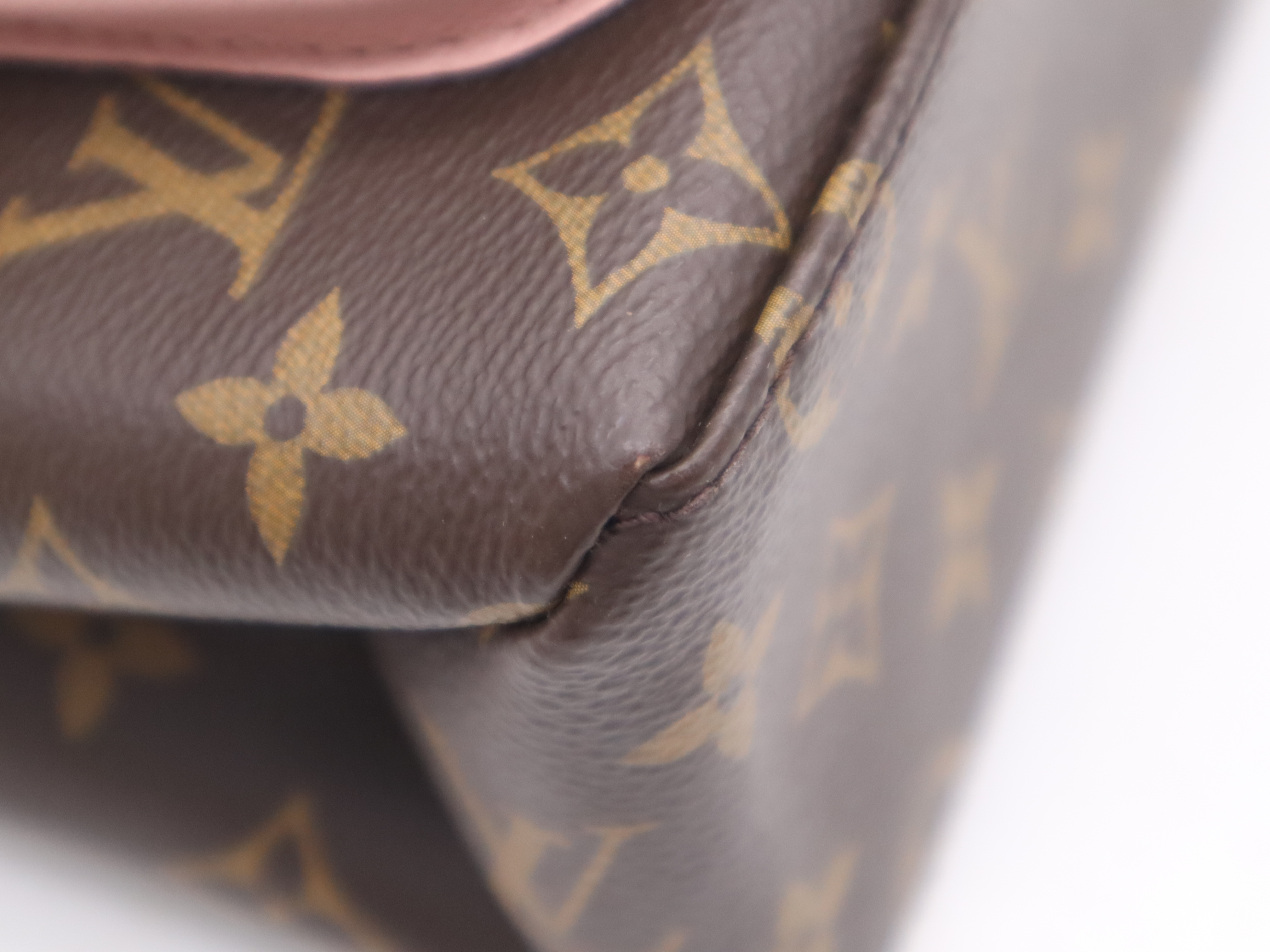 M43960 Monogram Marignan Rose Poudre Handbag with Shoulder Strap (RIFD verified) — view 10