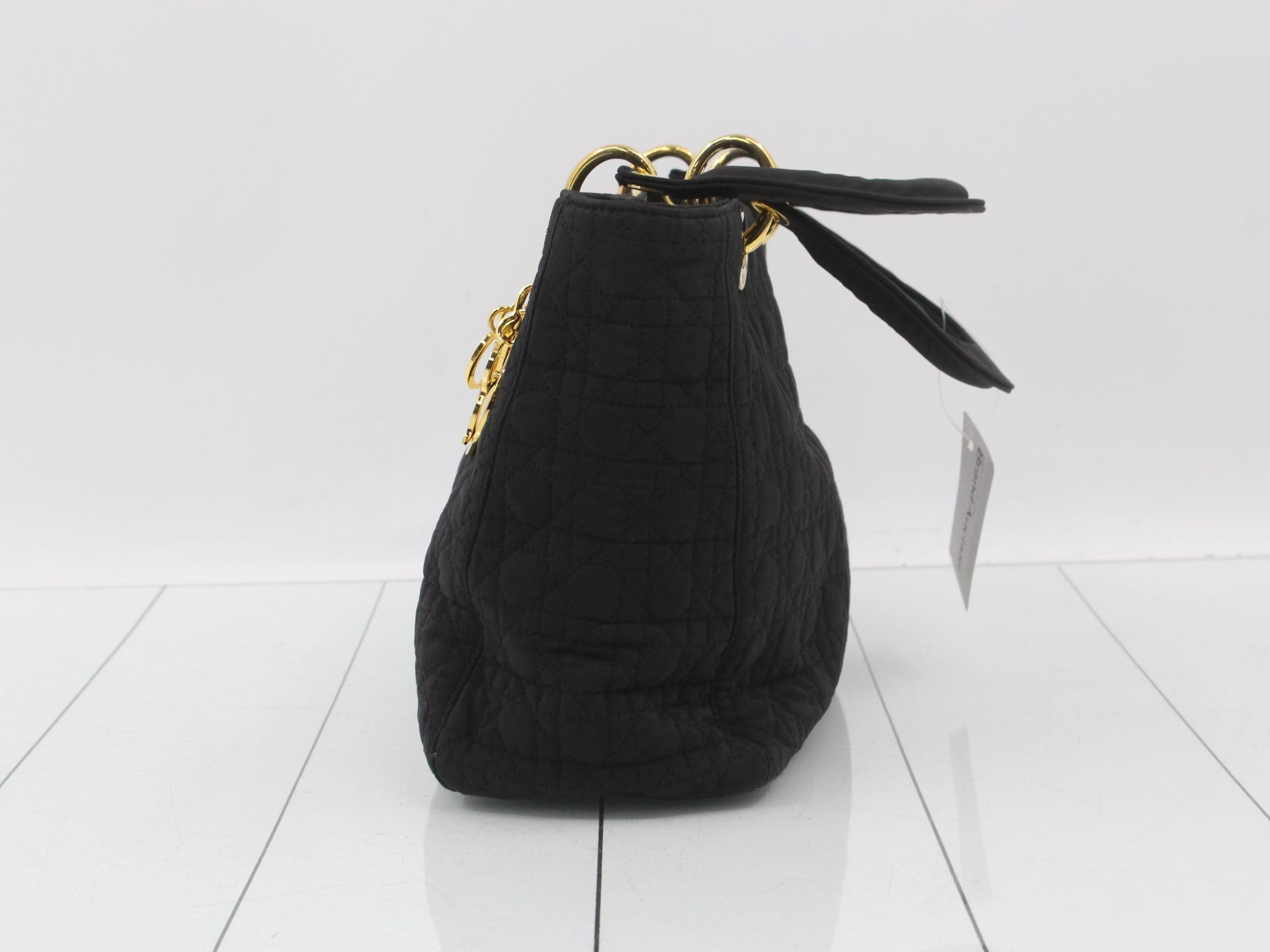 Lady Dior Nylon Cannage — view 3