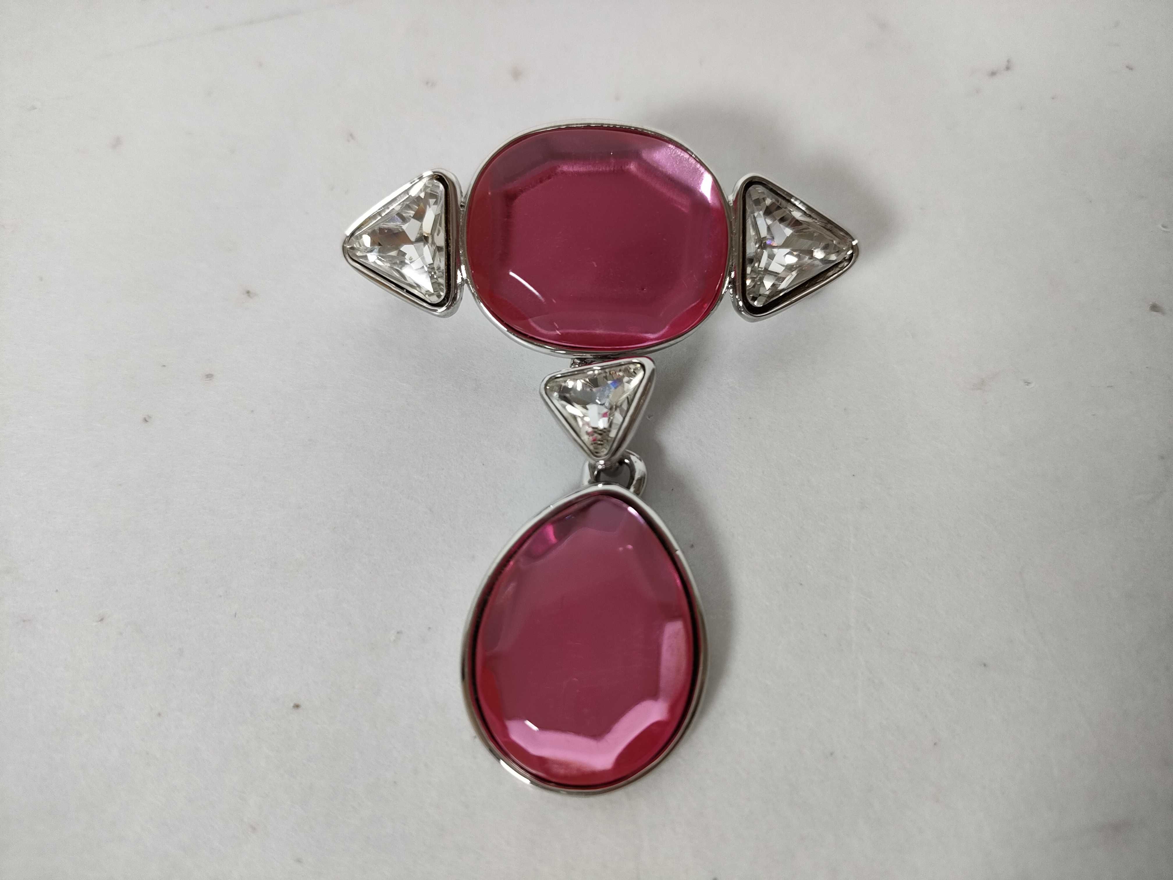 colored stone brooch