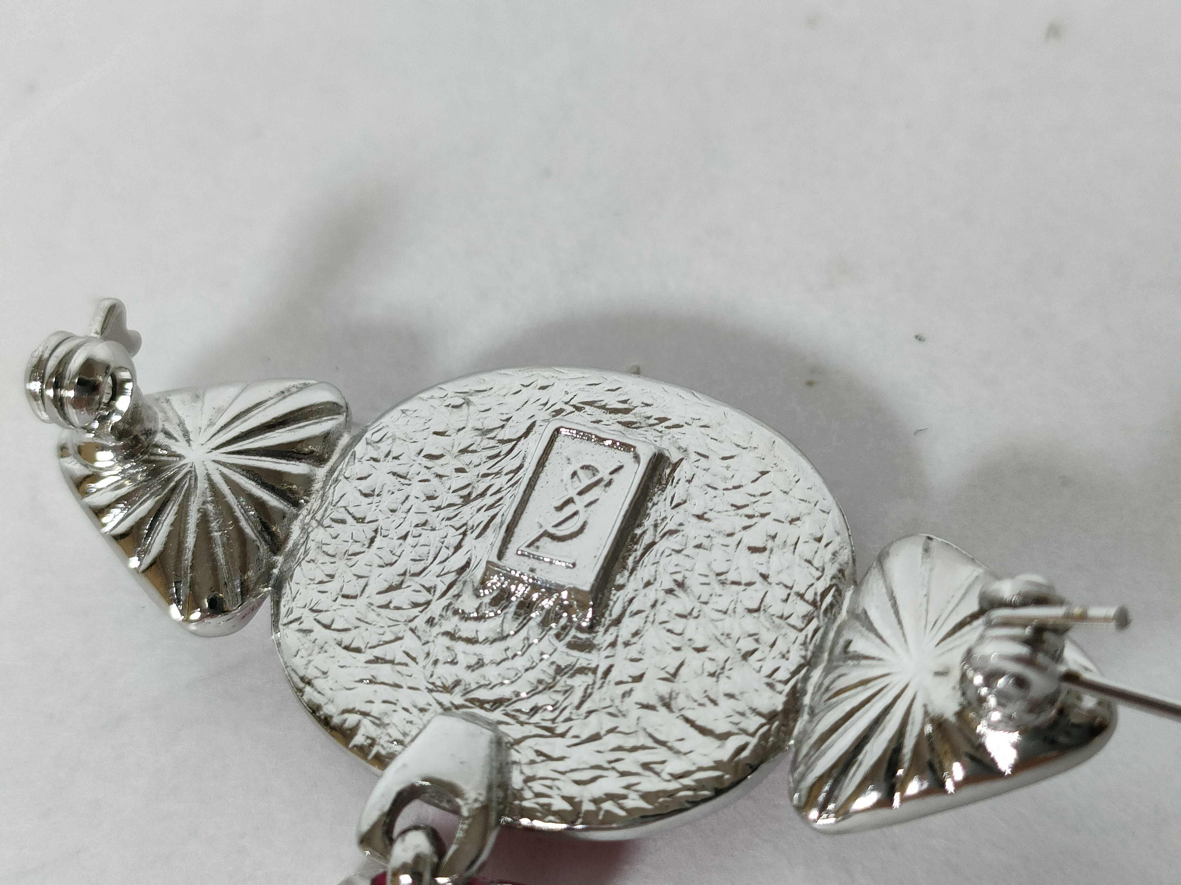 colored stone brooch — view 4