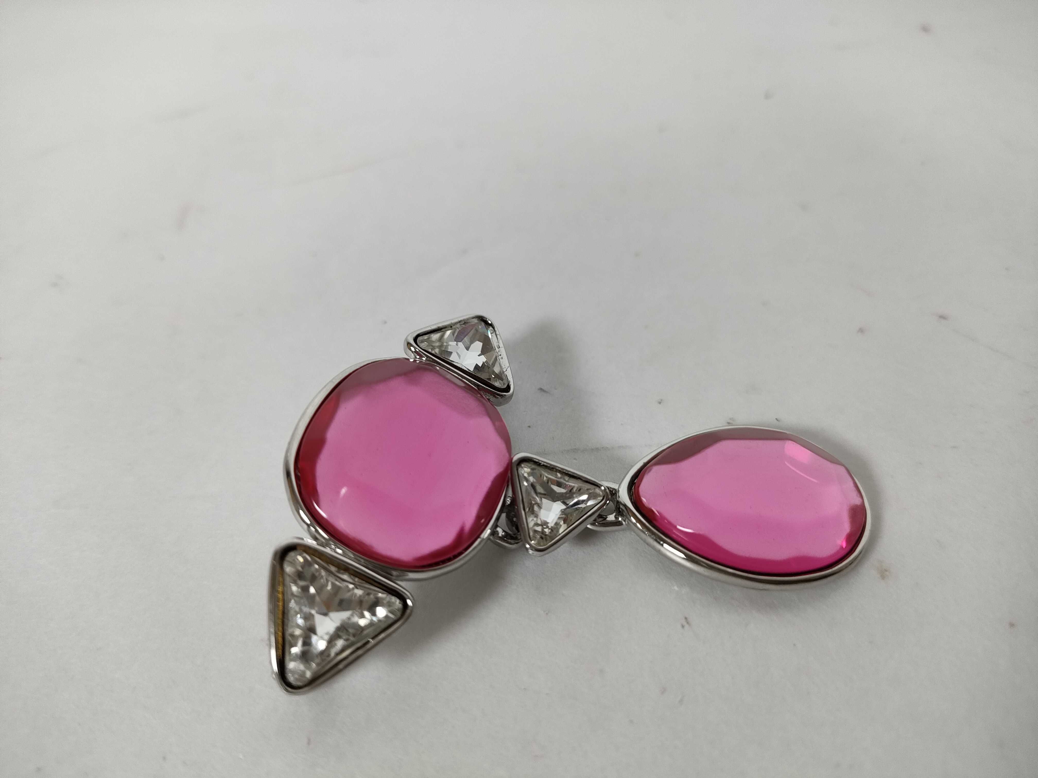 colored stone brooch — view 7