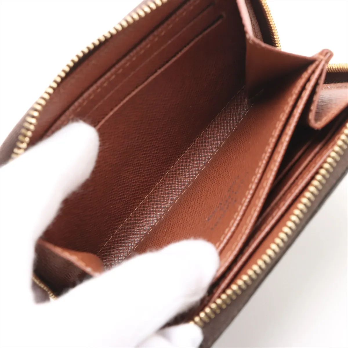 Monogram Zippy Coin Purse M60067 Brown Coin Purse RFID detected — view 5