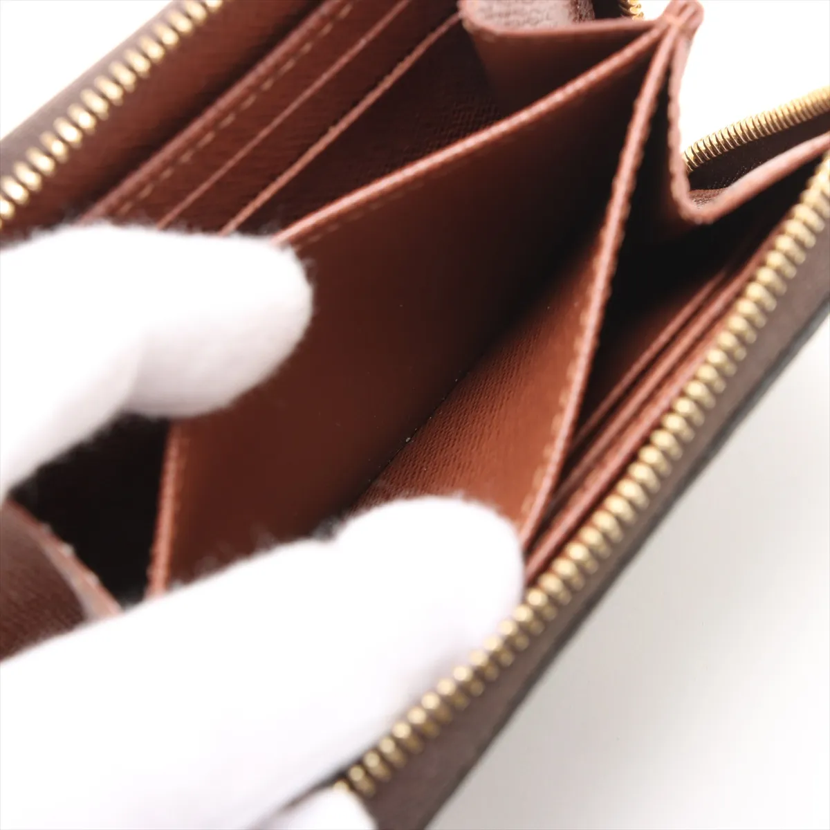 Monogram Zippy Coin Purse M60067 Brown Coin Purse RFID detected — view 6