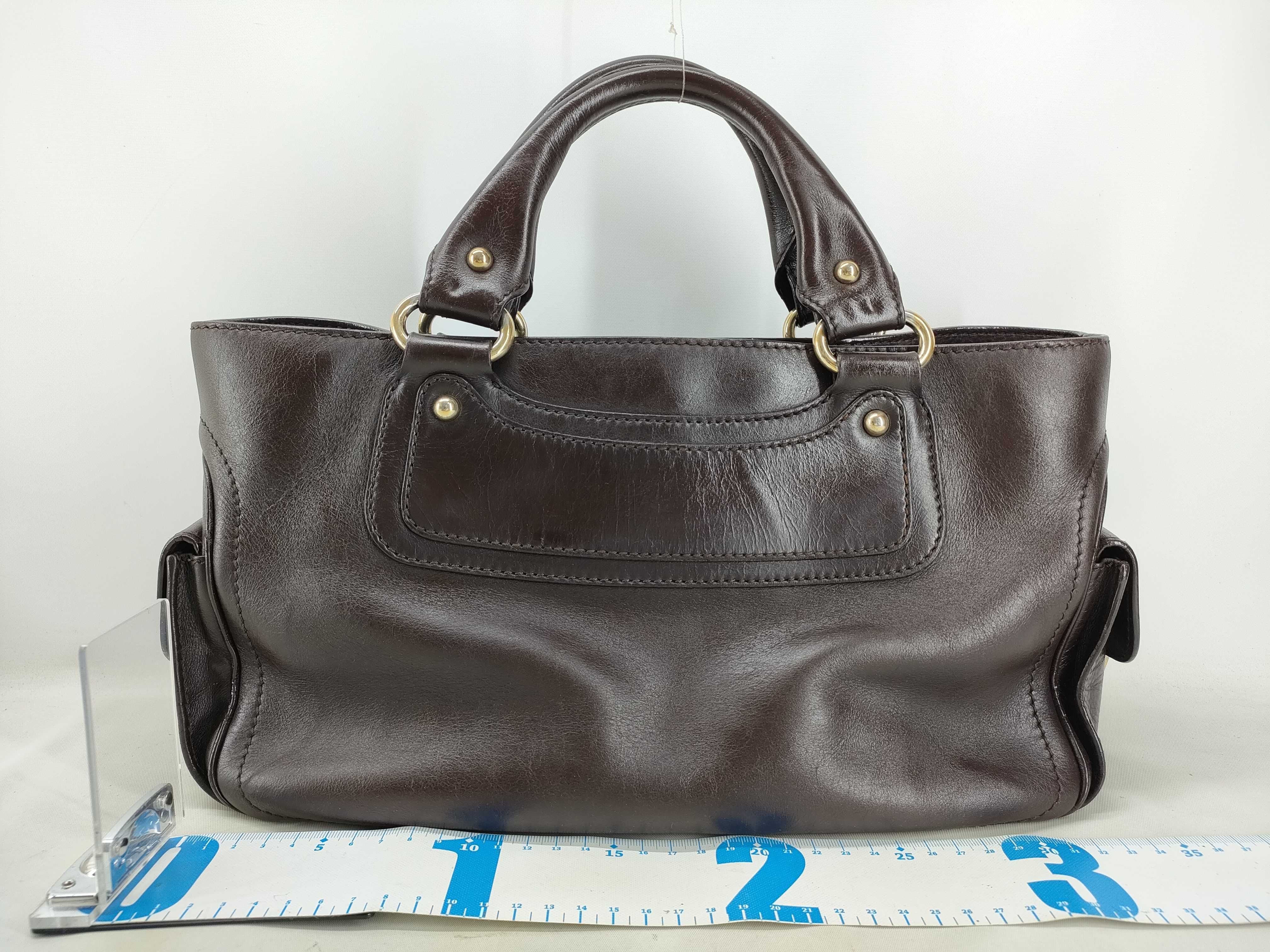 Boogie Bag Handbag Leather Brown Triomphe Handbag — view 2