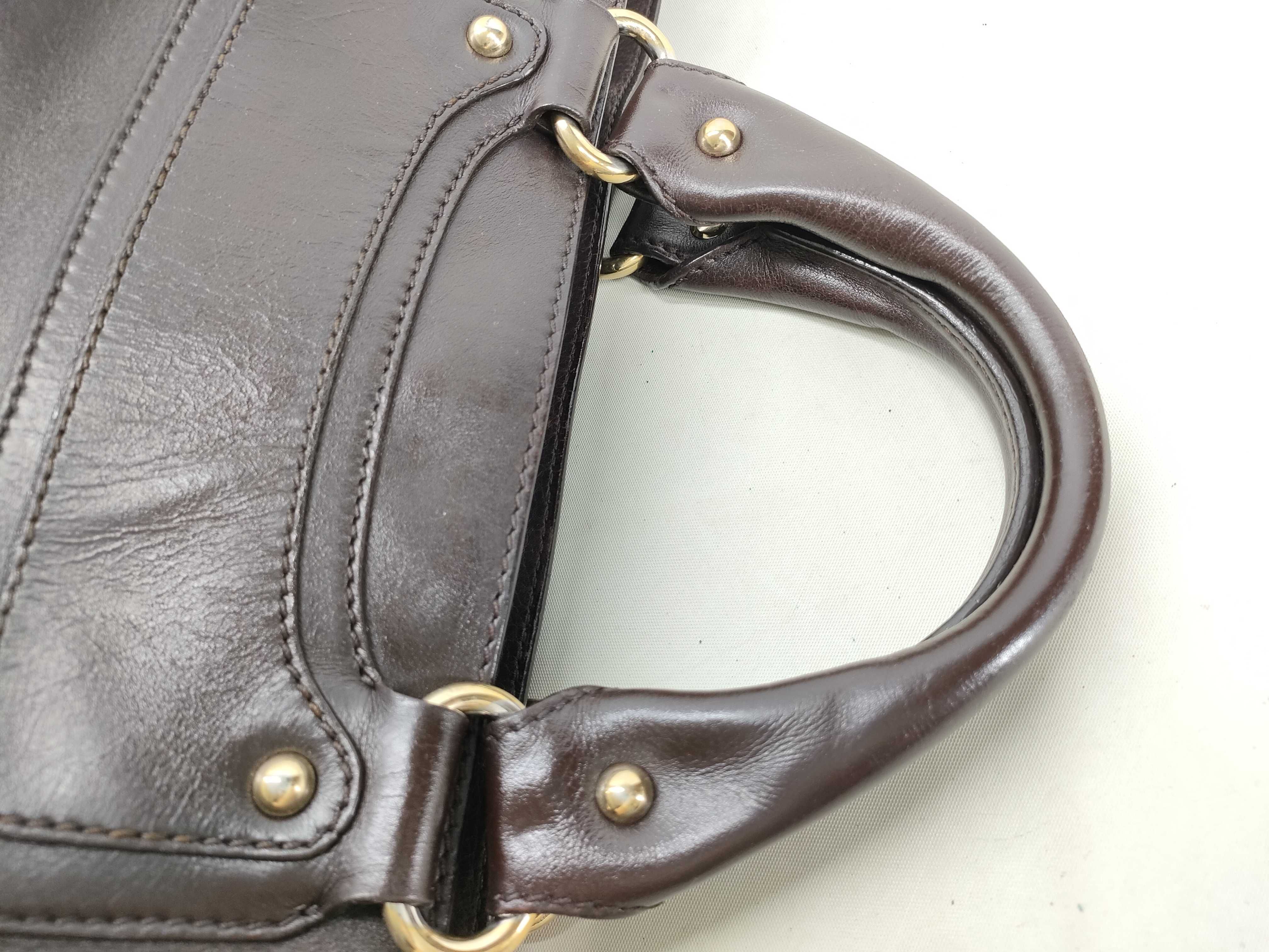 Boogie Bag Handbag Leather Brown Triomphe Handbag — view 5