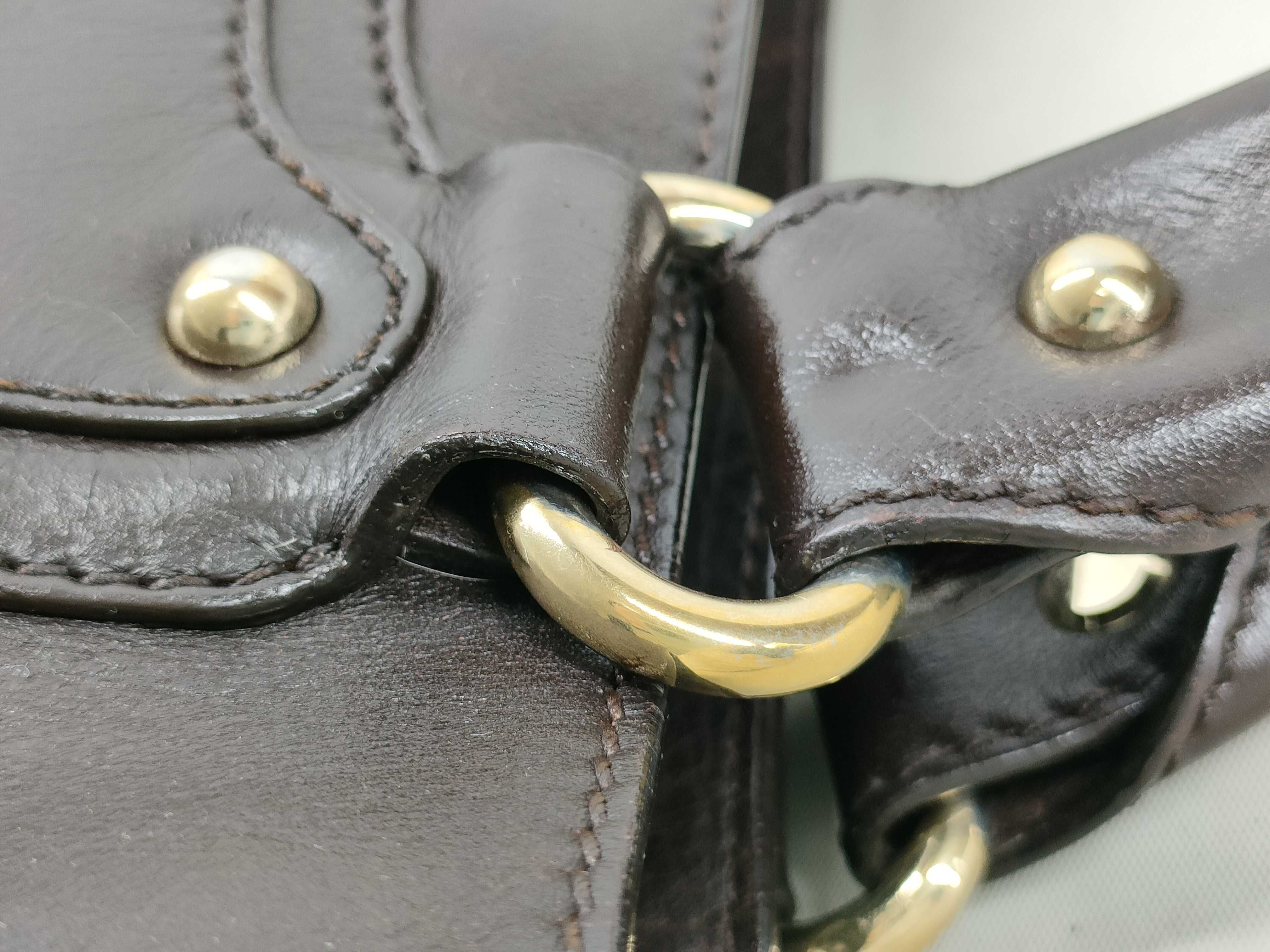 Boogie Bag Handbag Leather Brown Triomphe Handbag — view 7