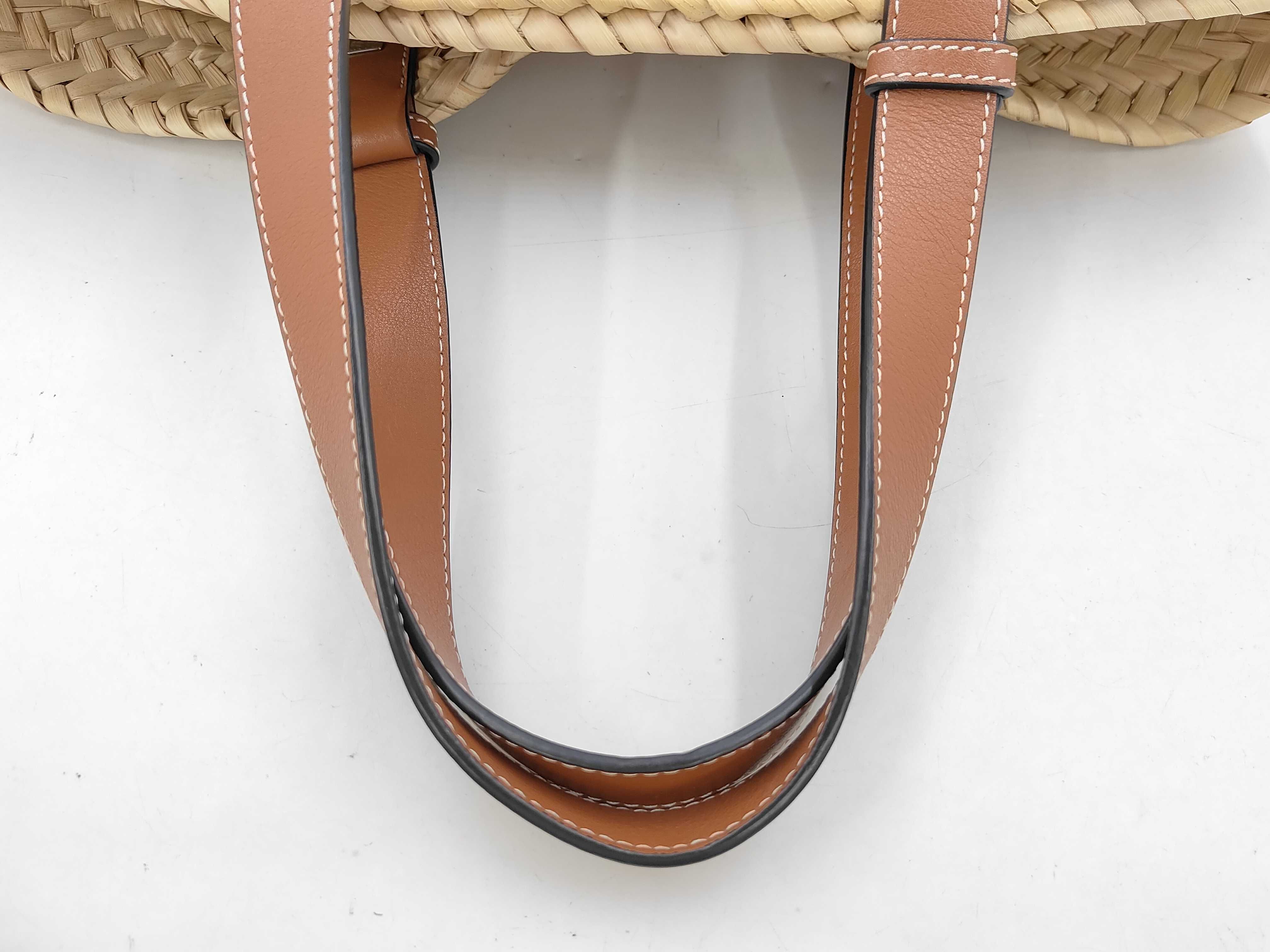 Raffia Anagram Tote Bag — view 5