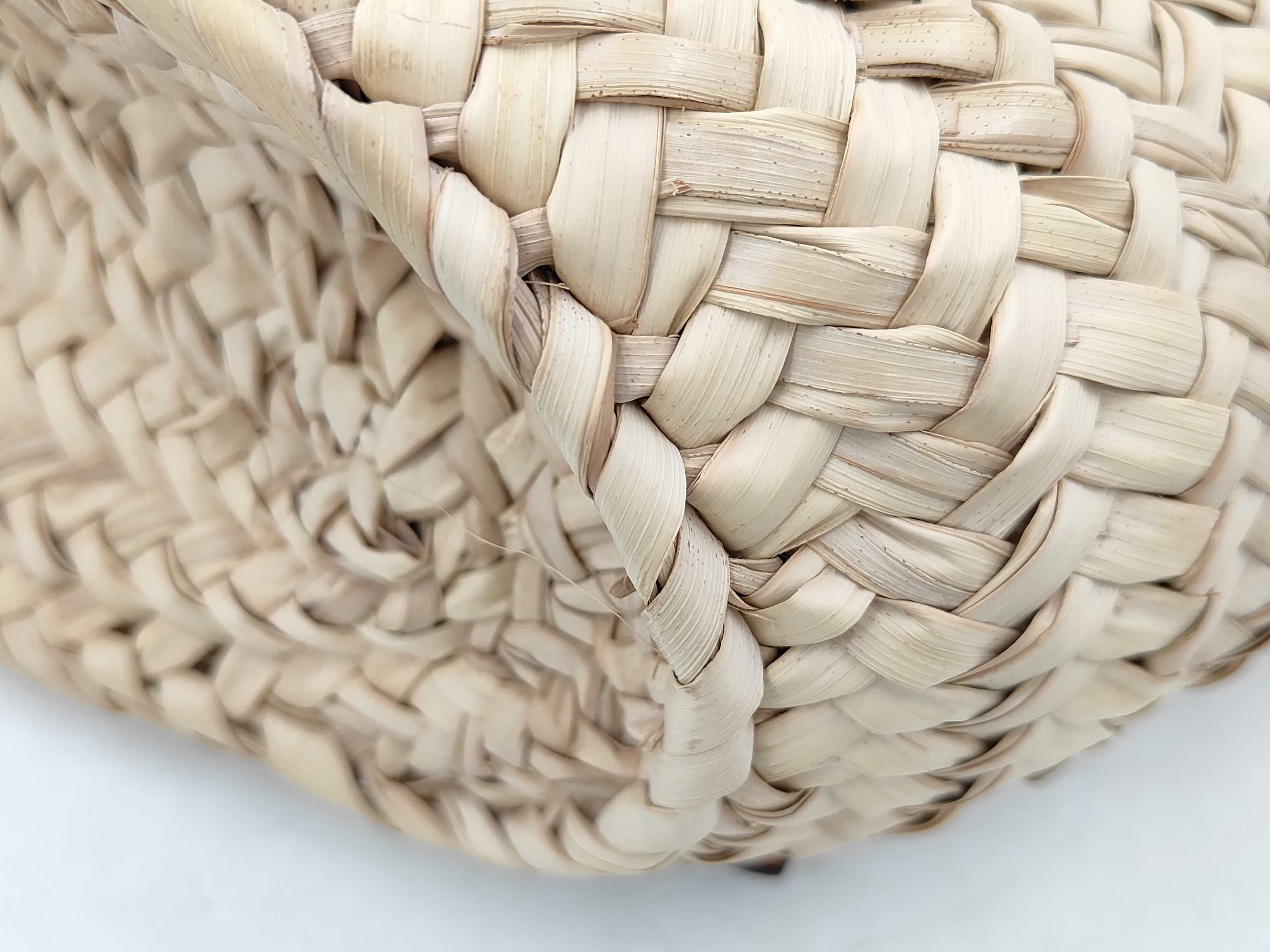 Raffia Anagram Tote Bag — view 6