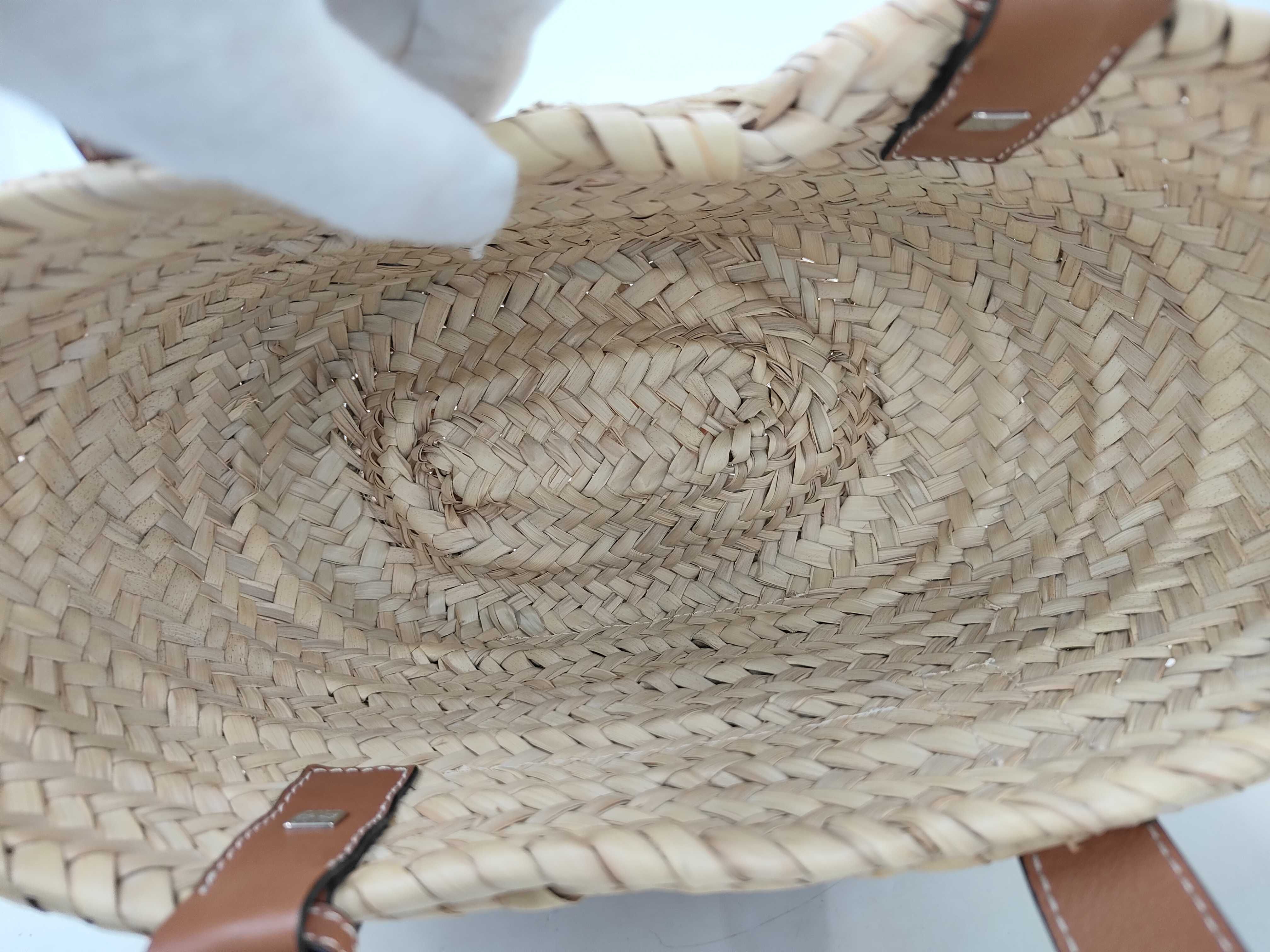 Raffia Anagram Tote Bag — view 8