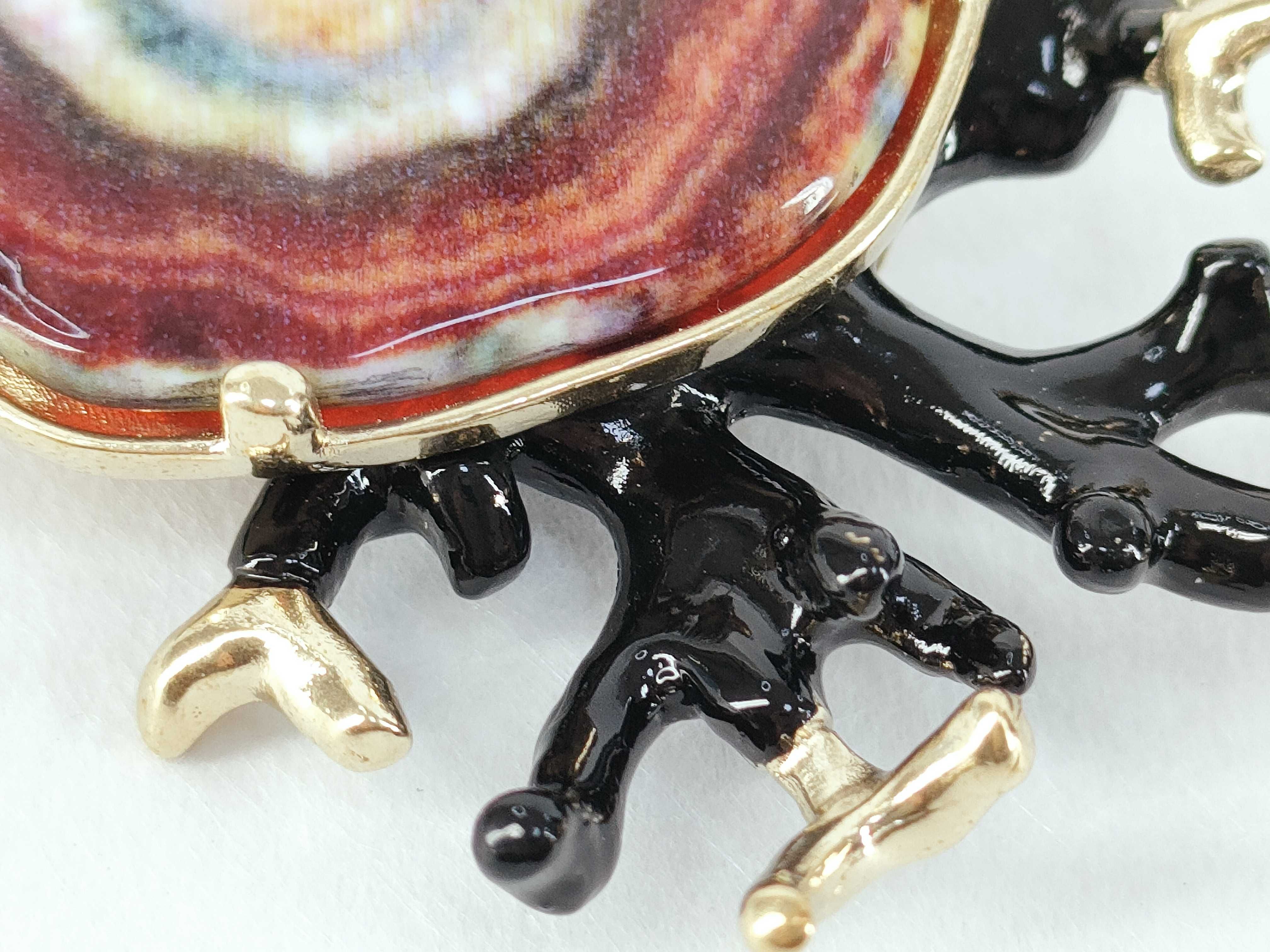 Coral Brooch — view 8