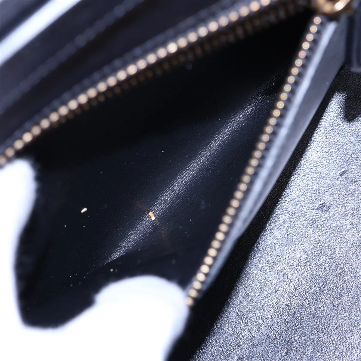 Luggage Micro Shopper Leather x Suede Handbag, Black x Yellow — view 8