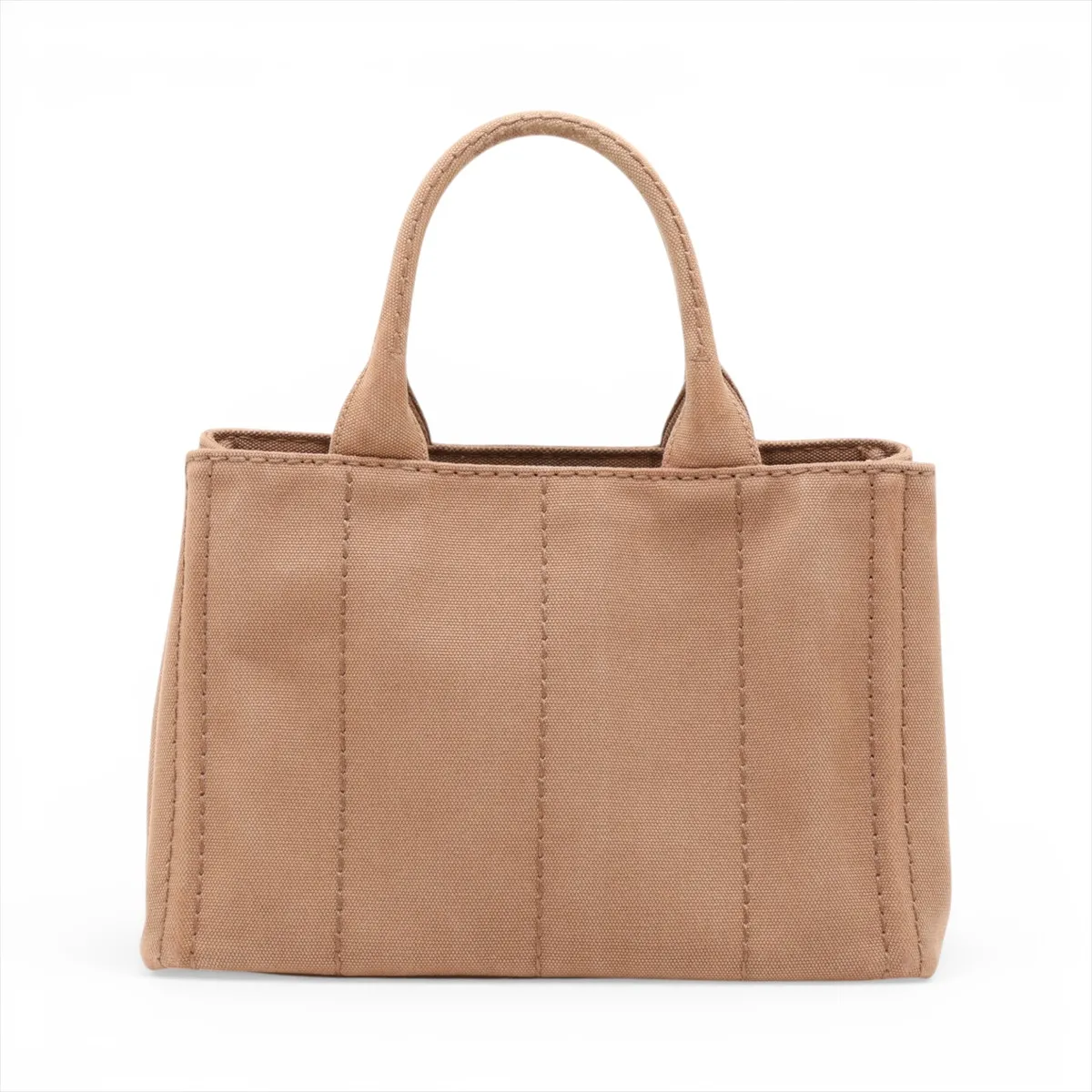Canapa Canvas 2-Way Handbag, Beige — view 2