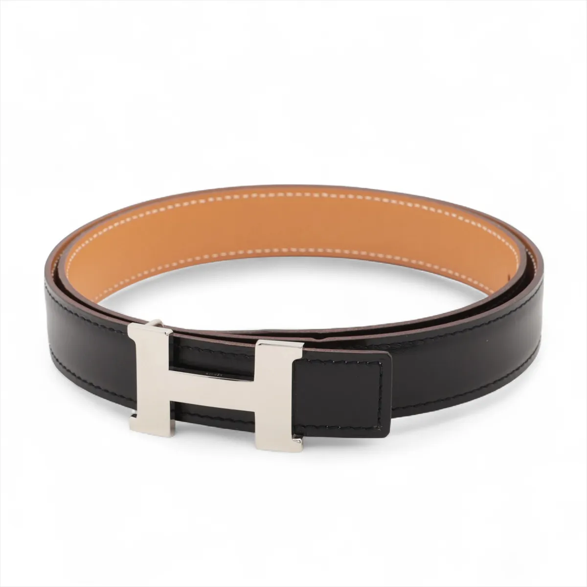 Mini Constance H Belt G: 2003 Belt 75 GP x Leather Black x Brown