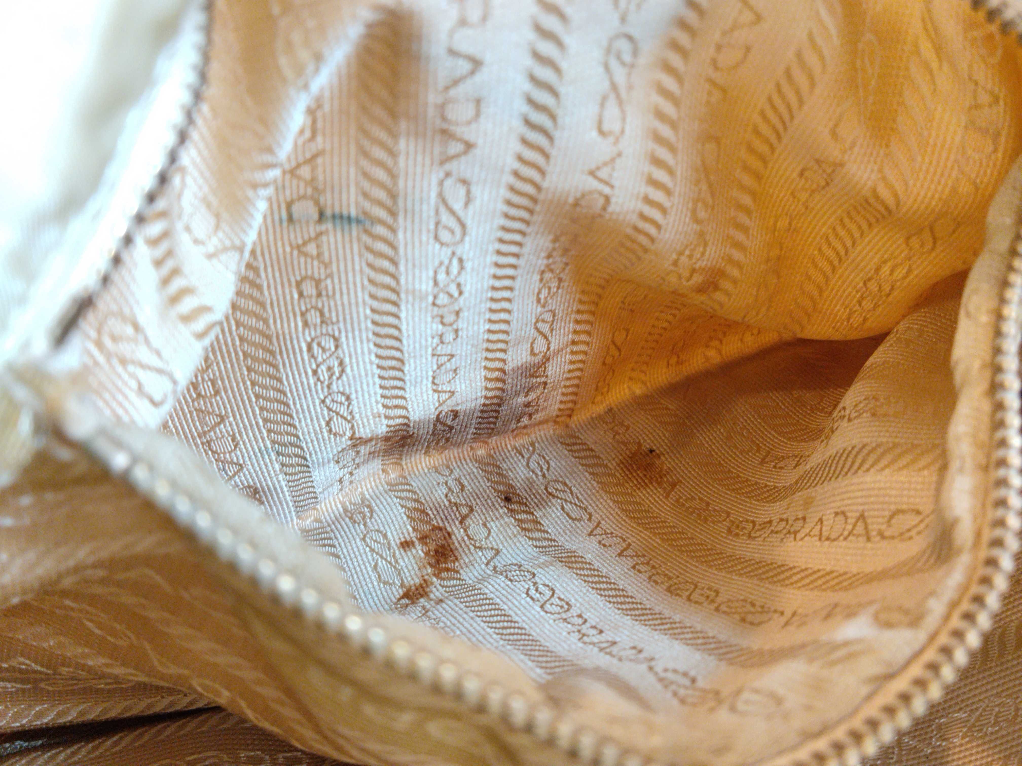 nylon shoulder bag, beige nylon shoulder bag — view 12