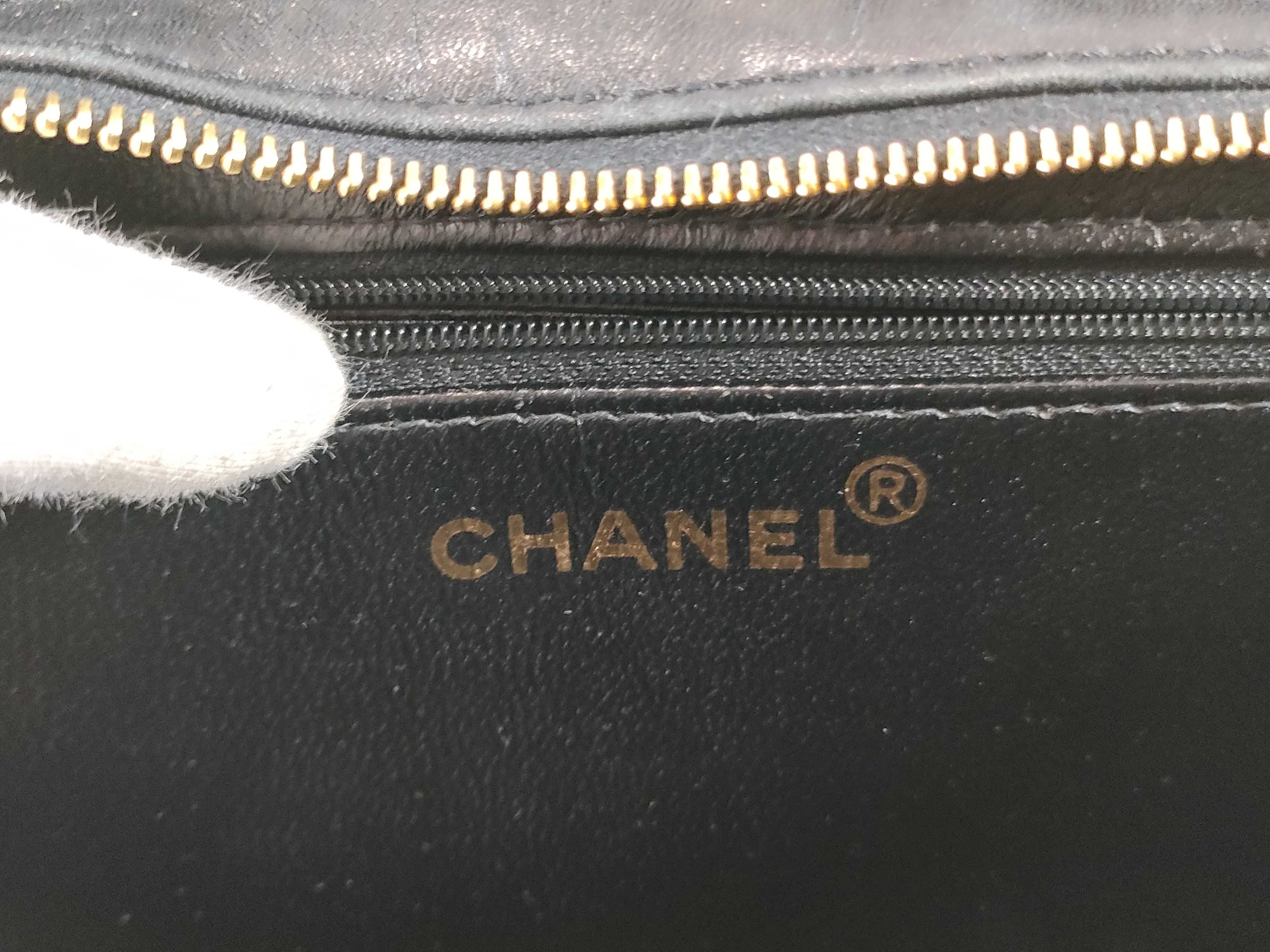 Logo Tote Bag, Black Handbag — view 12