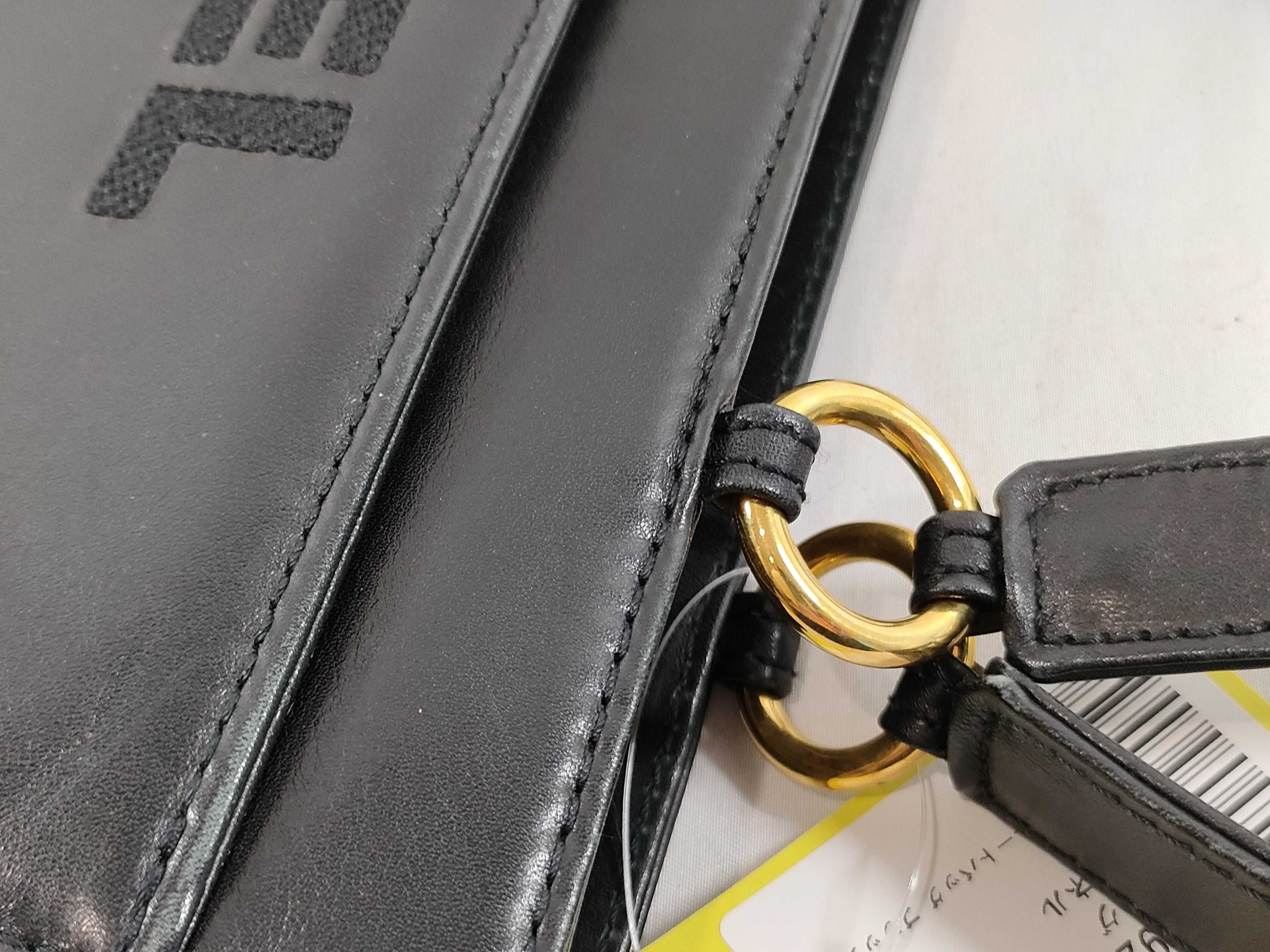 Logo Tote Bag, Black Handbag — view 5