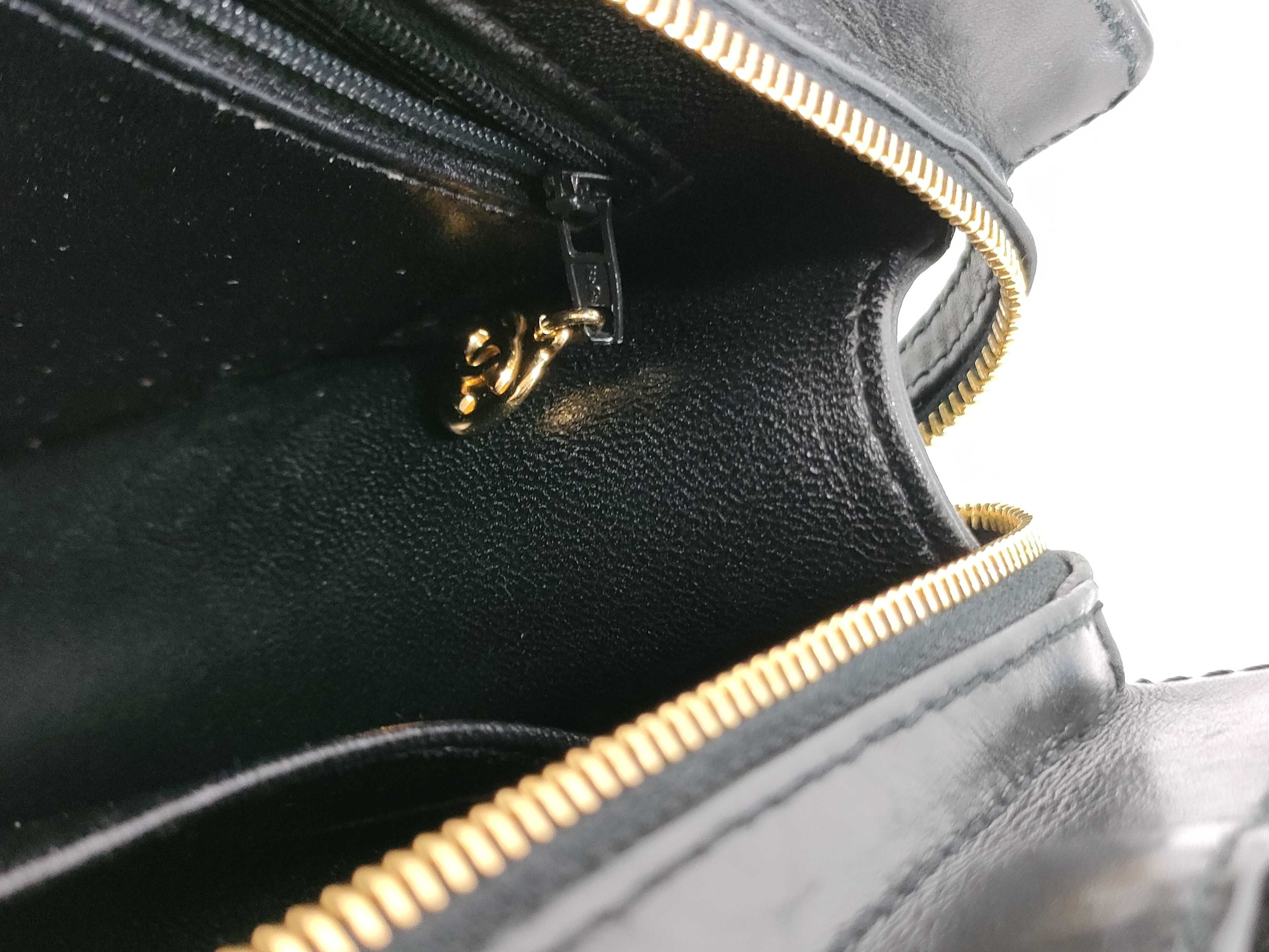 Logo Tote Bag, Black Handbag — view 9