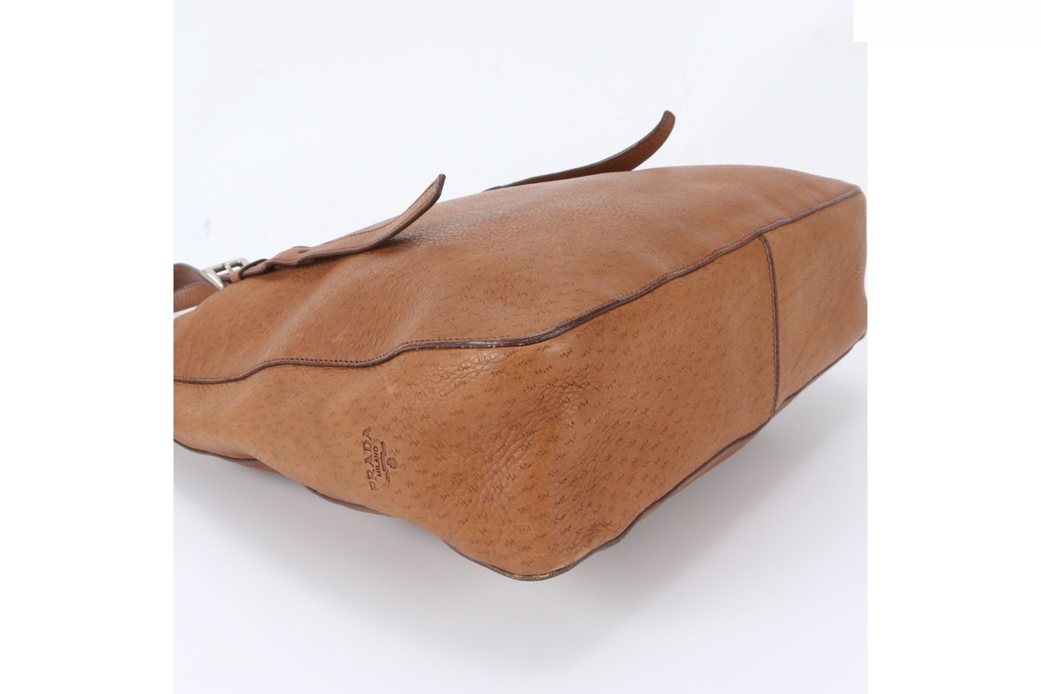 Leather tote bag, shoulder bag, handbag, genuine leather, brown — view 4