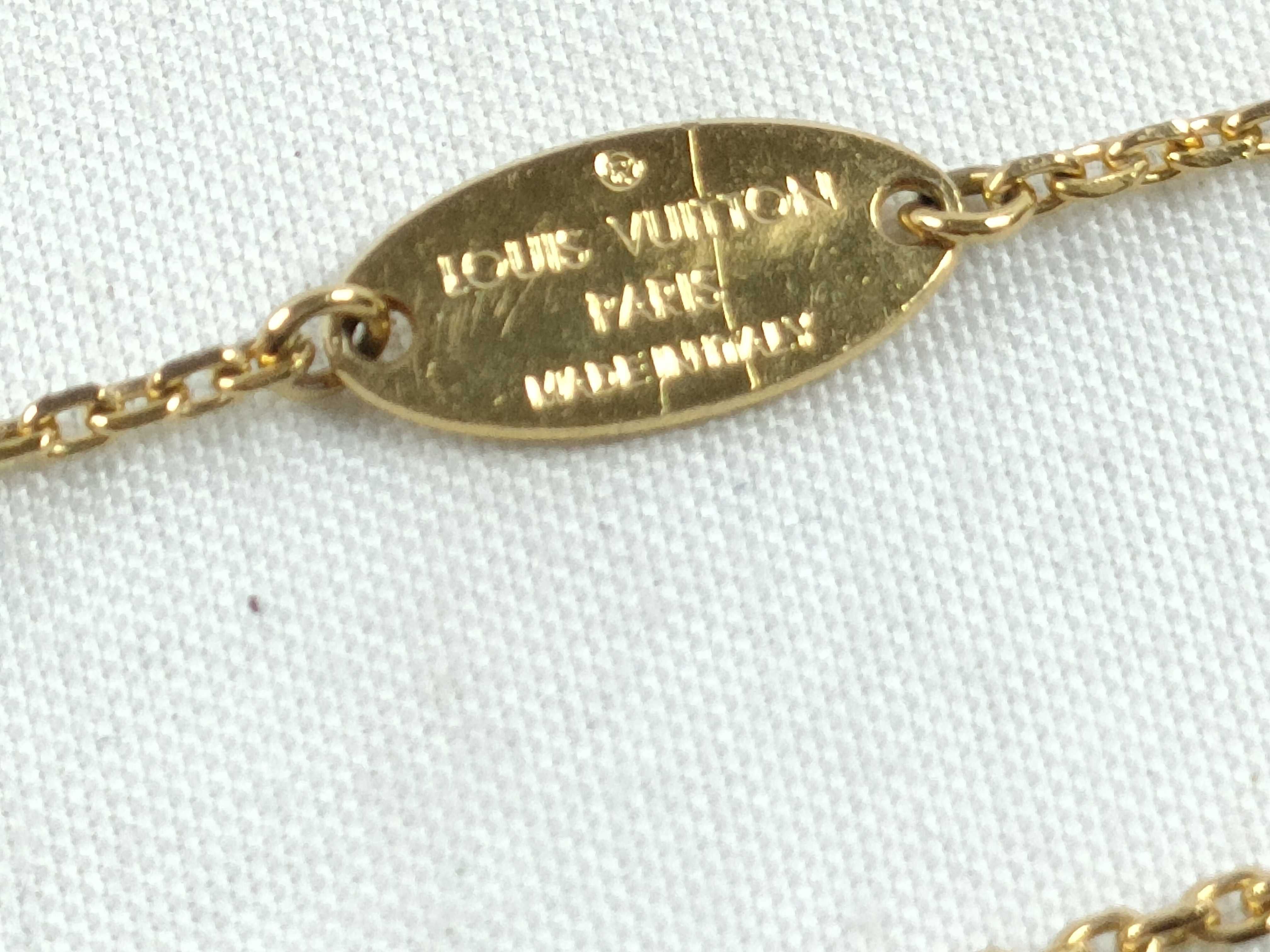 LV M01322 Necklace, Gold Tone — view 6