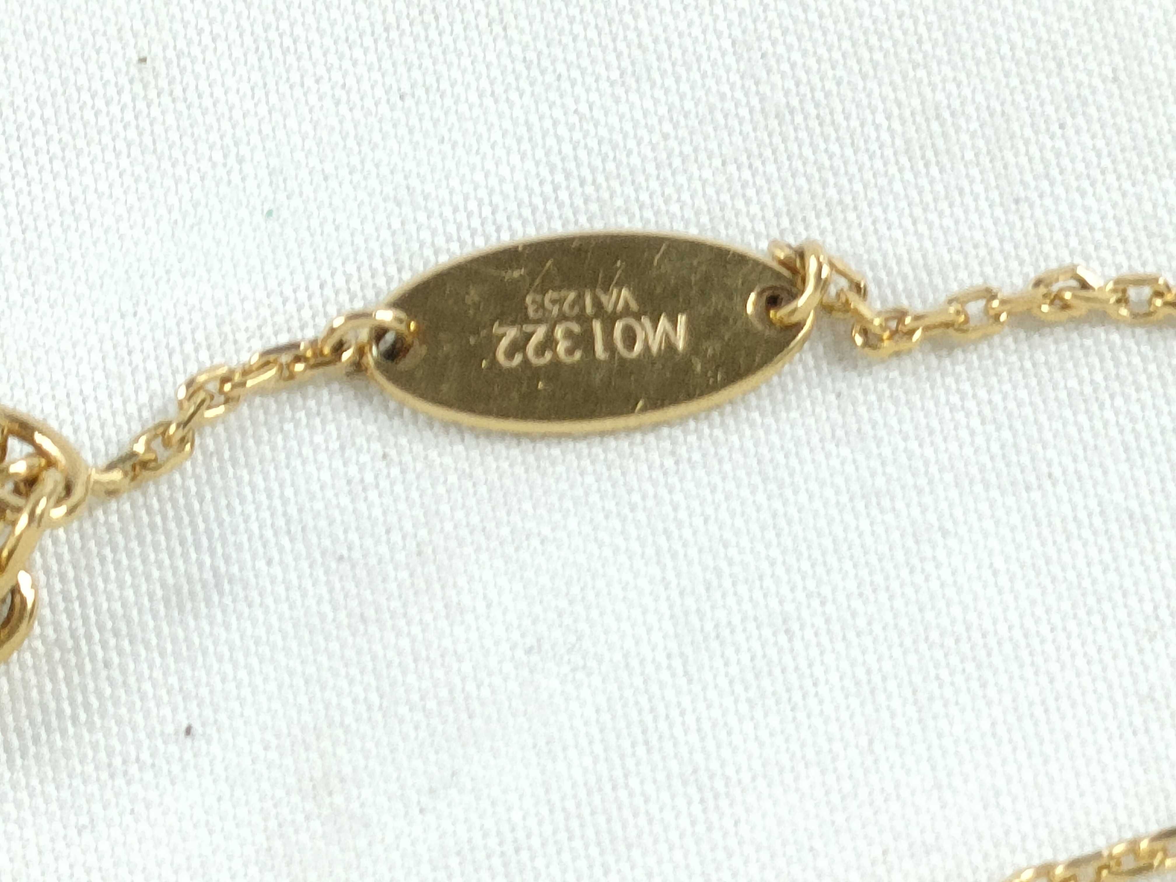 LV M01322 Necklace, Gold Tone — view 7