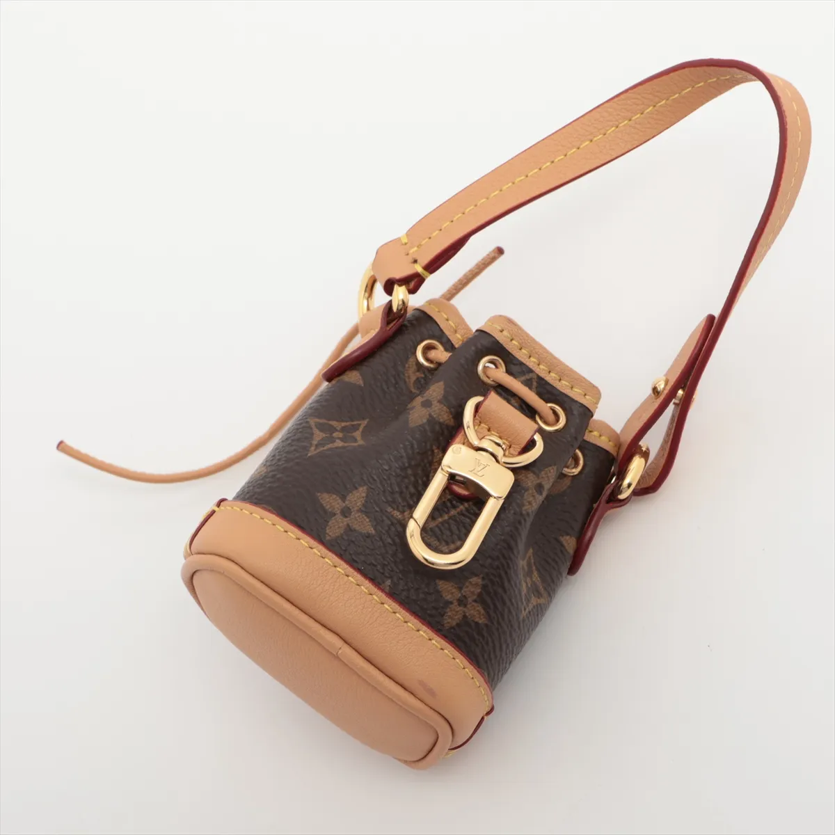 M00818 Bijou Sac Micronoe IK1292 Charm PVC x Leather Brown — view 2