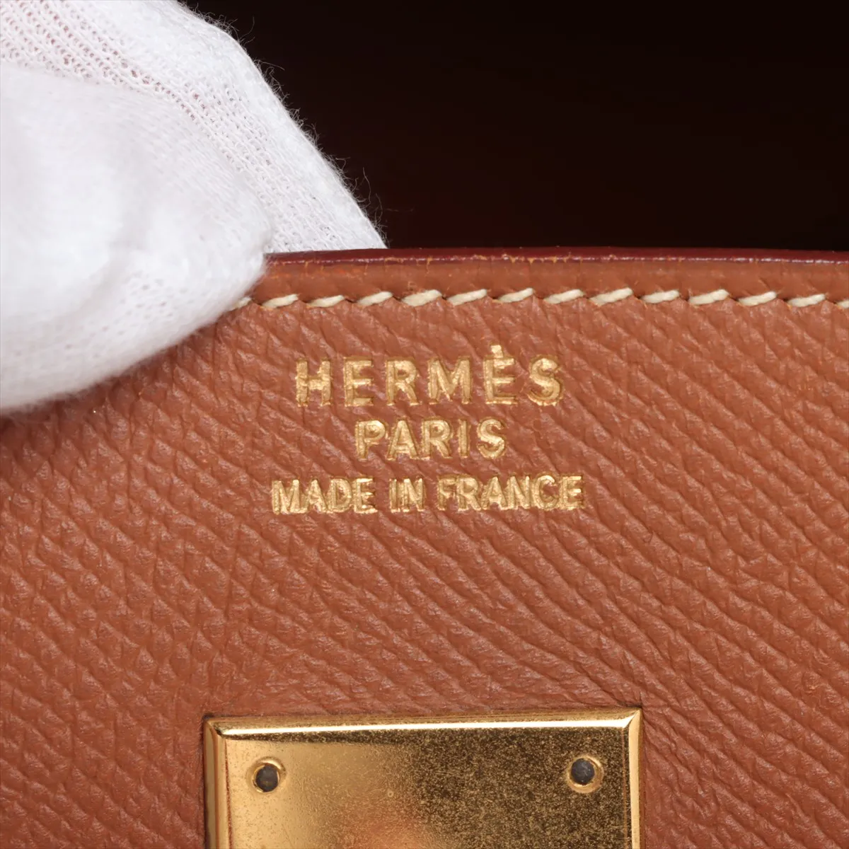 [Individually wrapped] Hermes Birkin 40 Le Tourne Couchevel Gold hardware Z:1996 — view 10