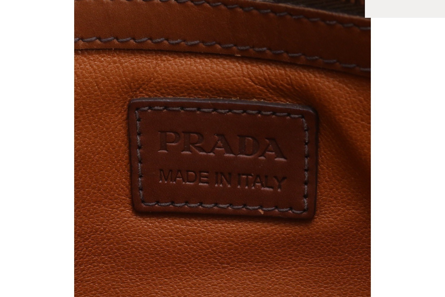 Includes guarantee card BR3017 Leather Tote Bag — view 7