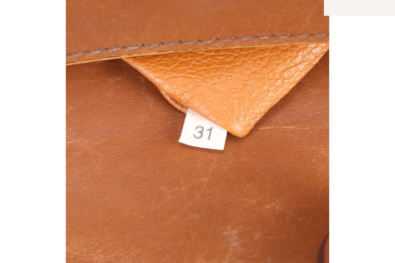 Includes guarantee card BR3017 Leather Tote Bag — view 8