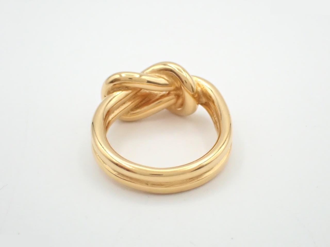 Atame Scarf Ring, Gold Hardware — view 2