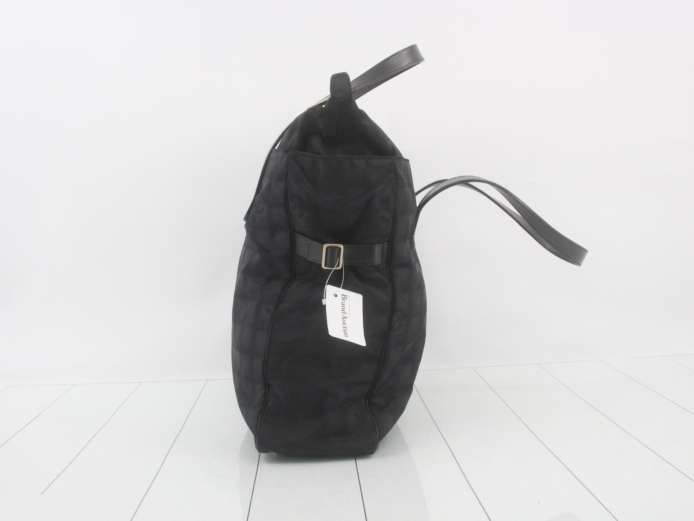 New Travel Tote, Black Nylon — view 4