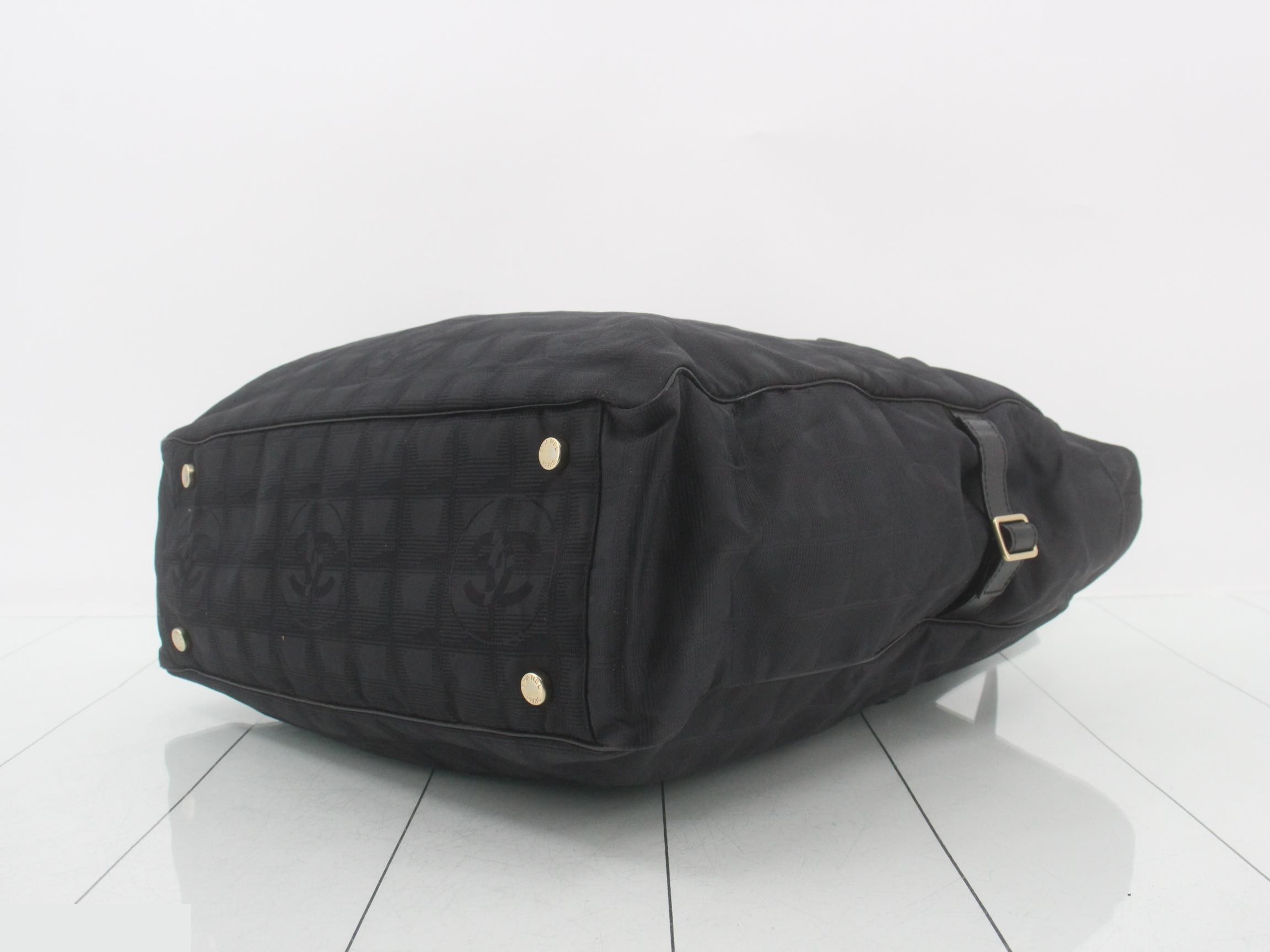 New Travel Tote, Black Nylon — view 6