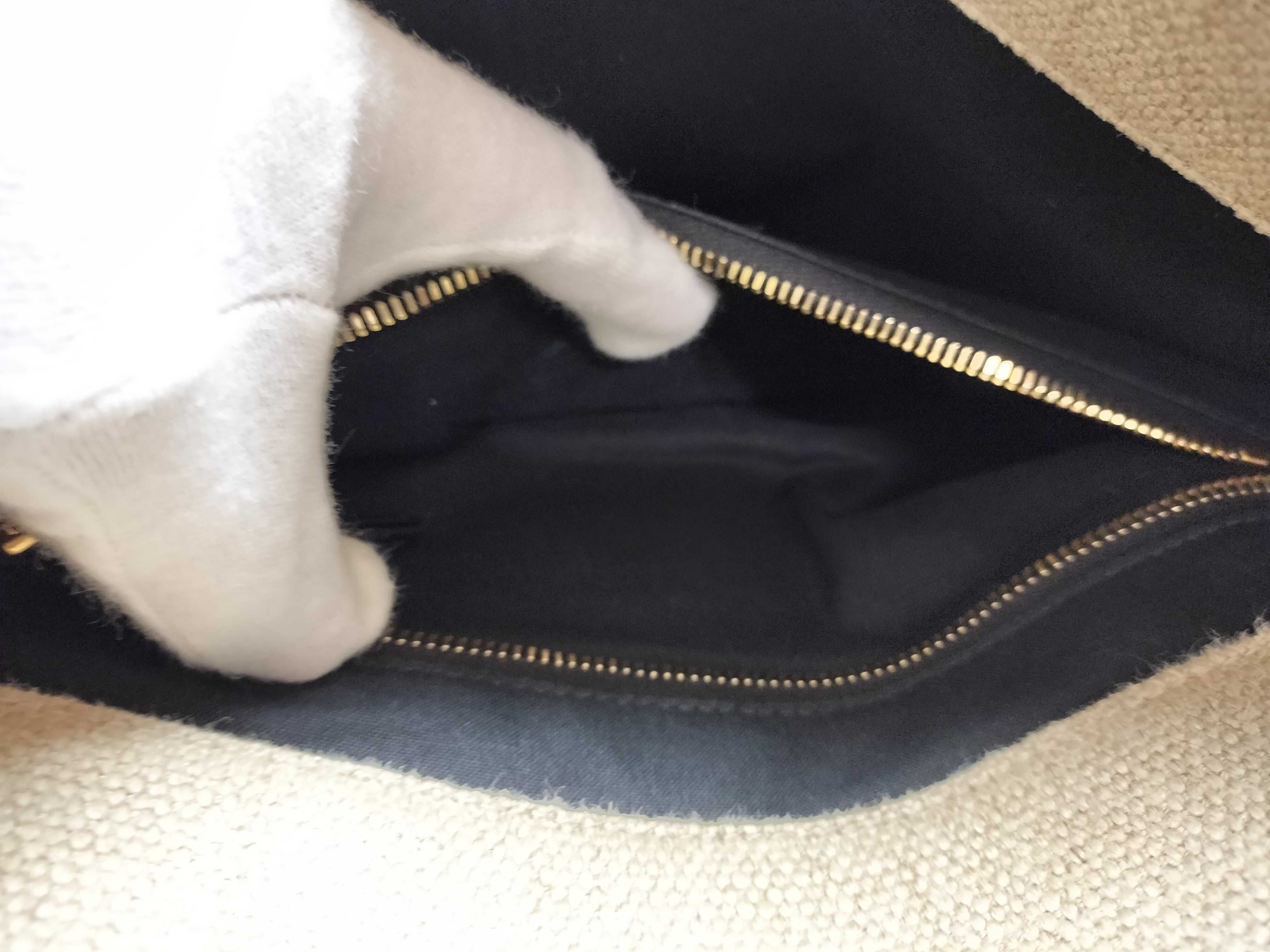 Rive Gauche Canvas x Leather Tote Bag, Beige, 499290 (Tote Bag) — view 11