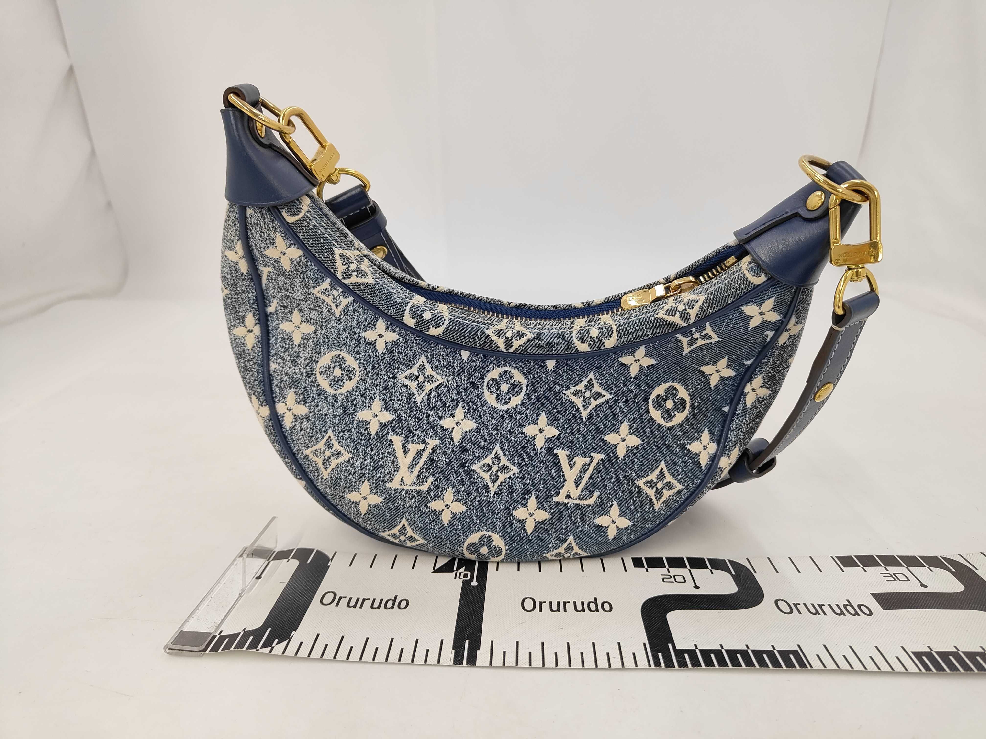 Monogram Jacquard Denim Loop Shoulder Bag — view 2