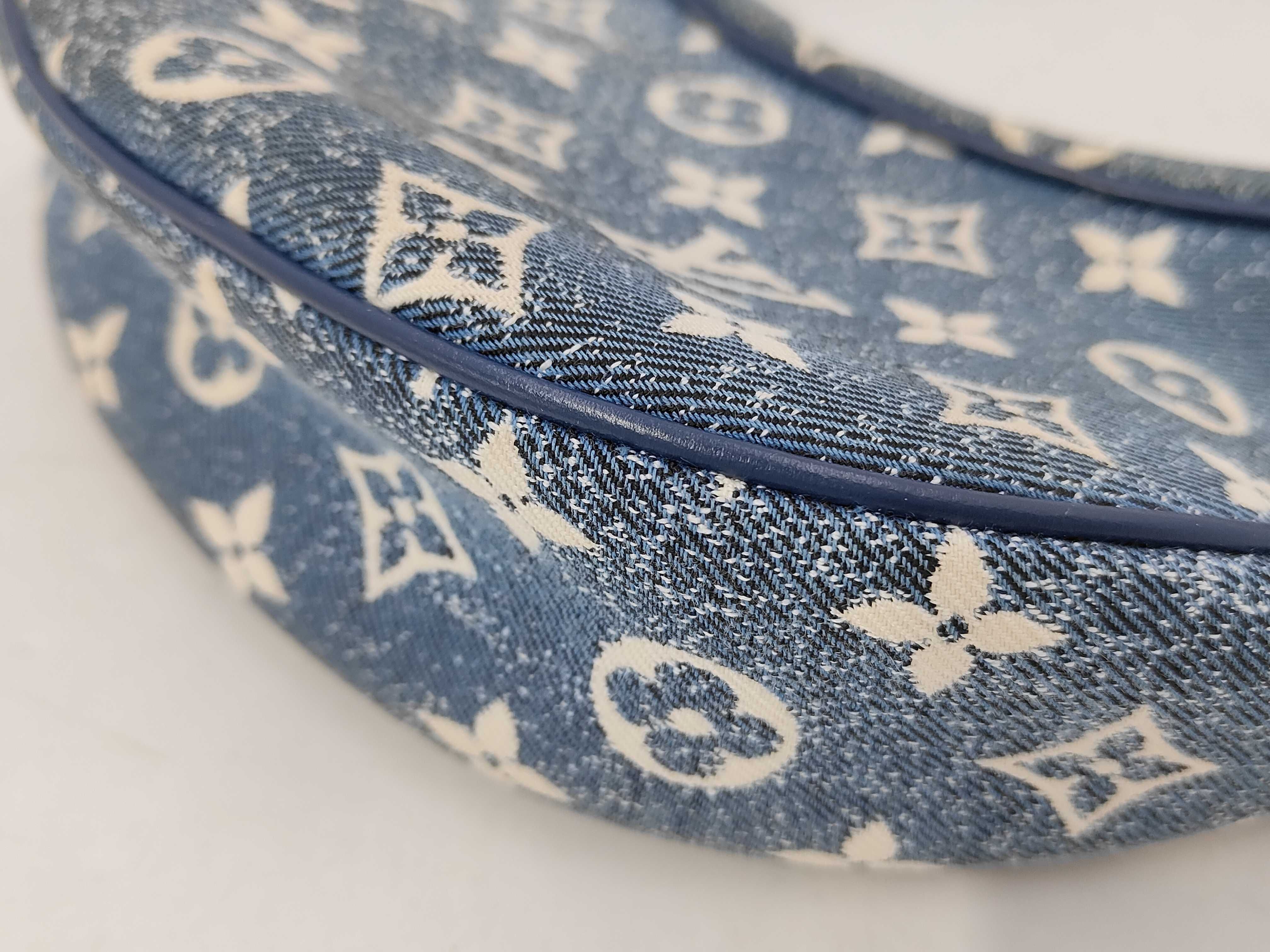 Monogram Jacquard Denim Loop Shoulder Bag — view 4