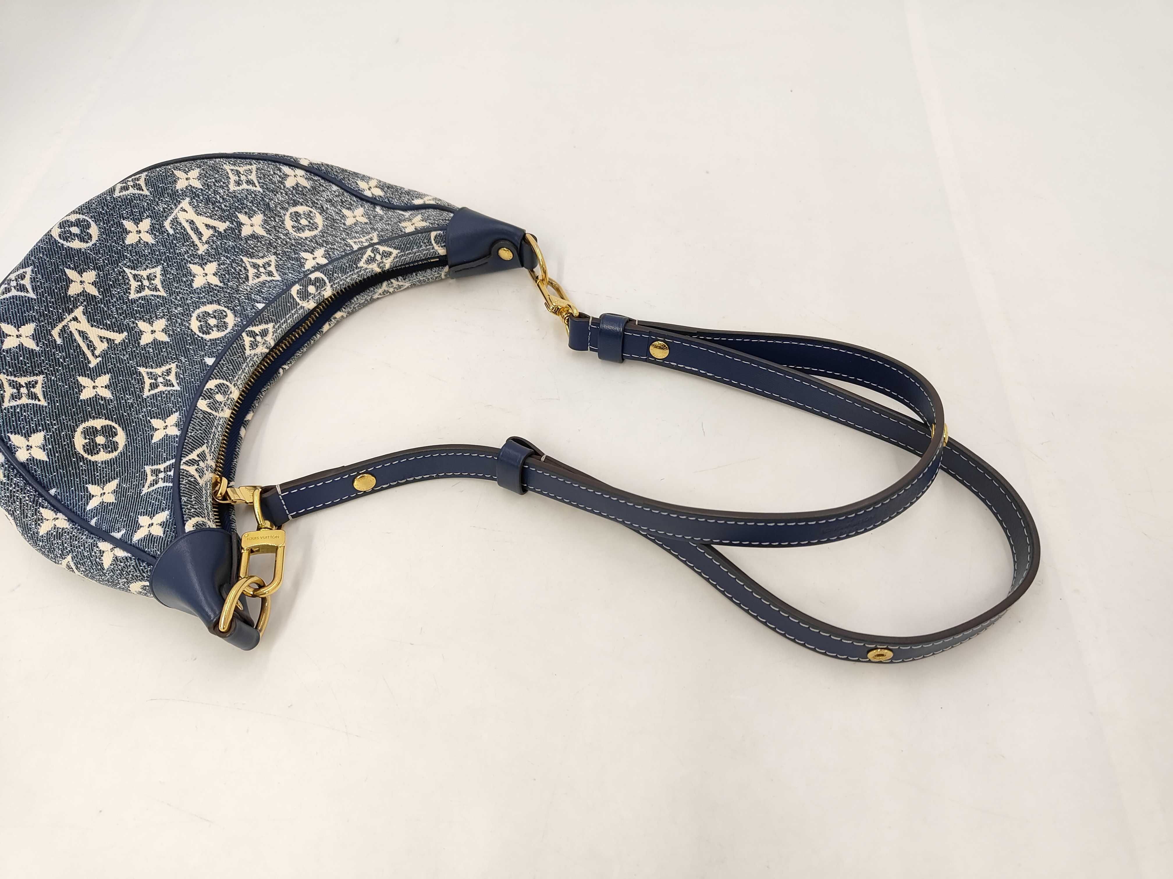 Monogram Jacquard Denim Loop Shoulder Bag — view 7