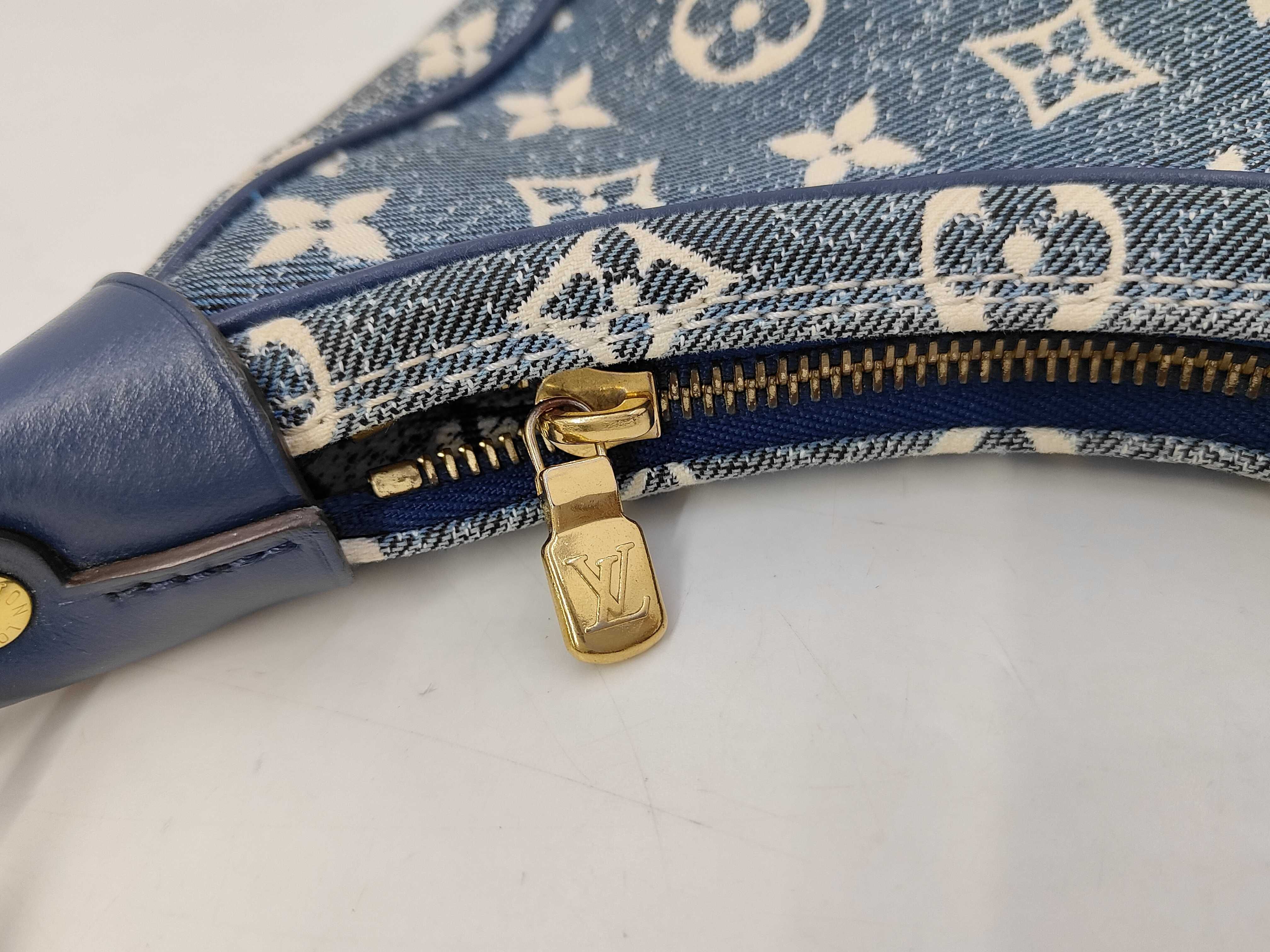 Monogram Jacquard Denim Loop Shoulder Bag — view 8