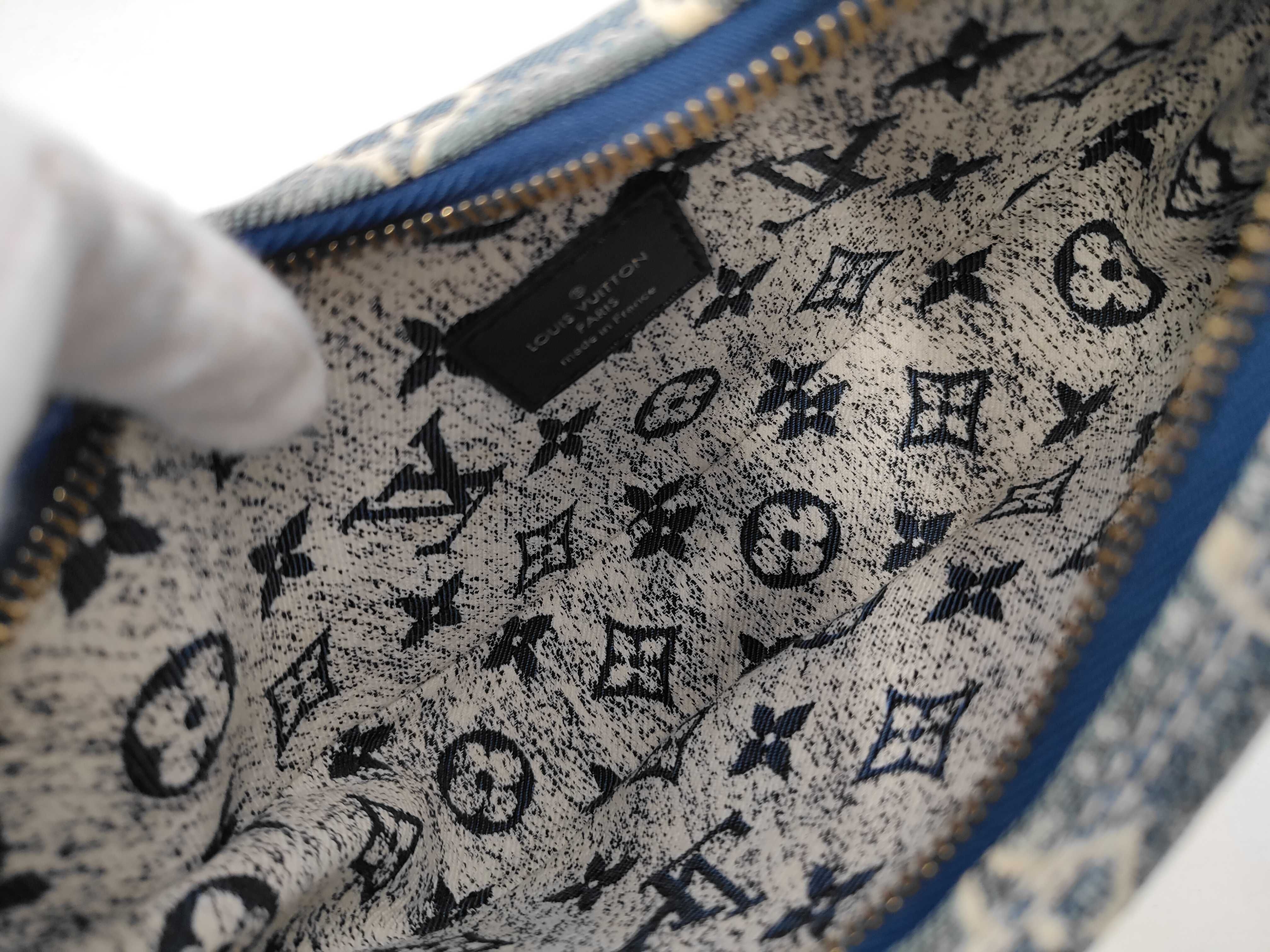 Monogram Jacquard Denim Loop Shoulder Bag — view 9