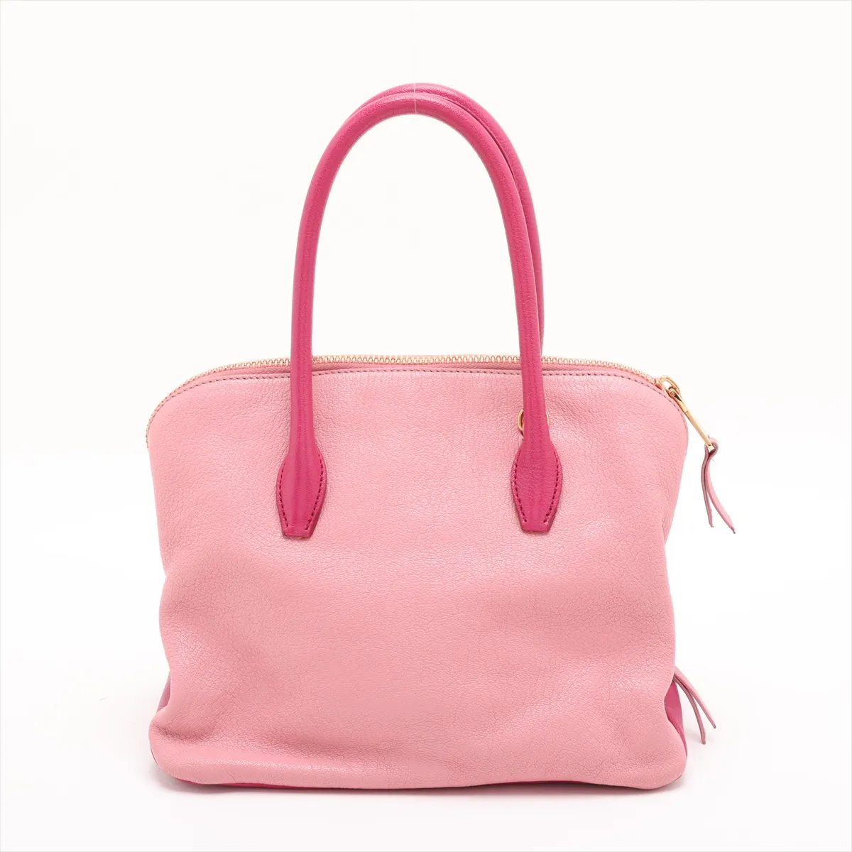 Madras Leather 2-Way Handbag Pink — view 2