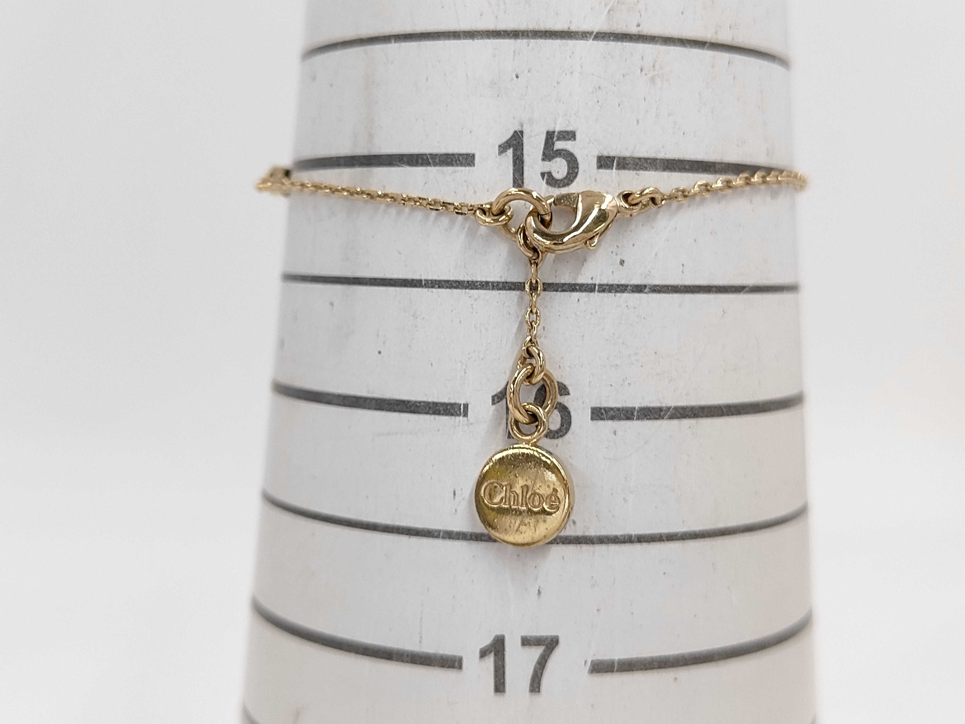 bracelet, gold plated, with box and bag. Bracelet/Bangle. — view 7