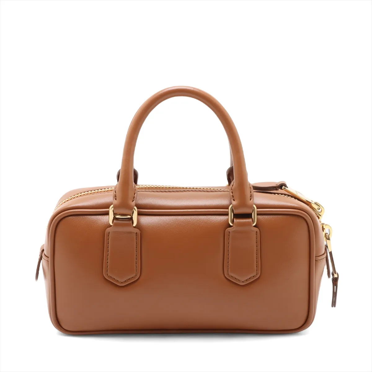 Arcadi Leather 2-Way Handbag Brown — view 2
