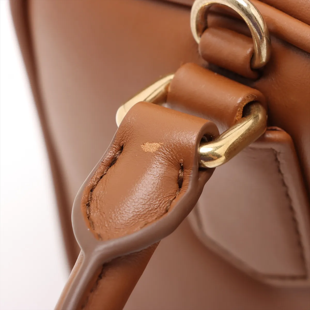 Arcadi Leather 2-Way Handbag Brown — view 11
