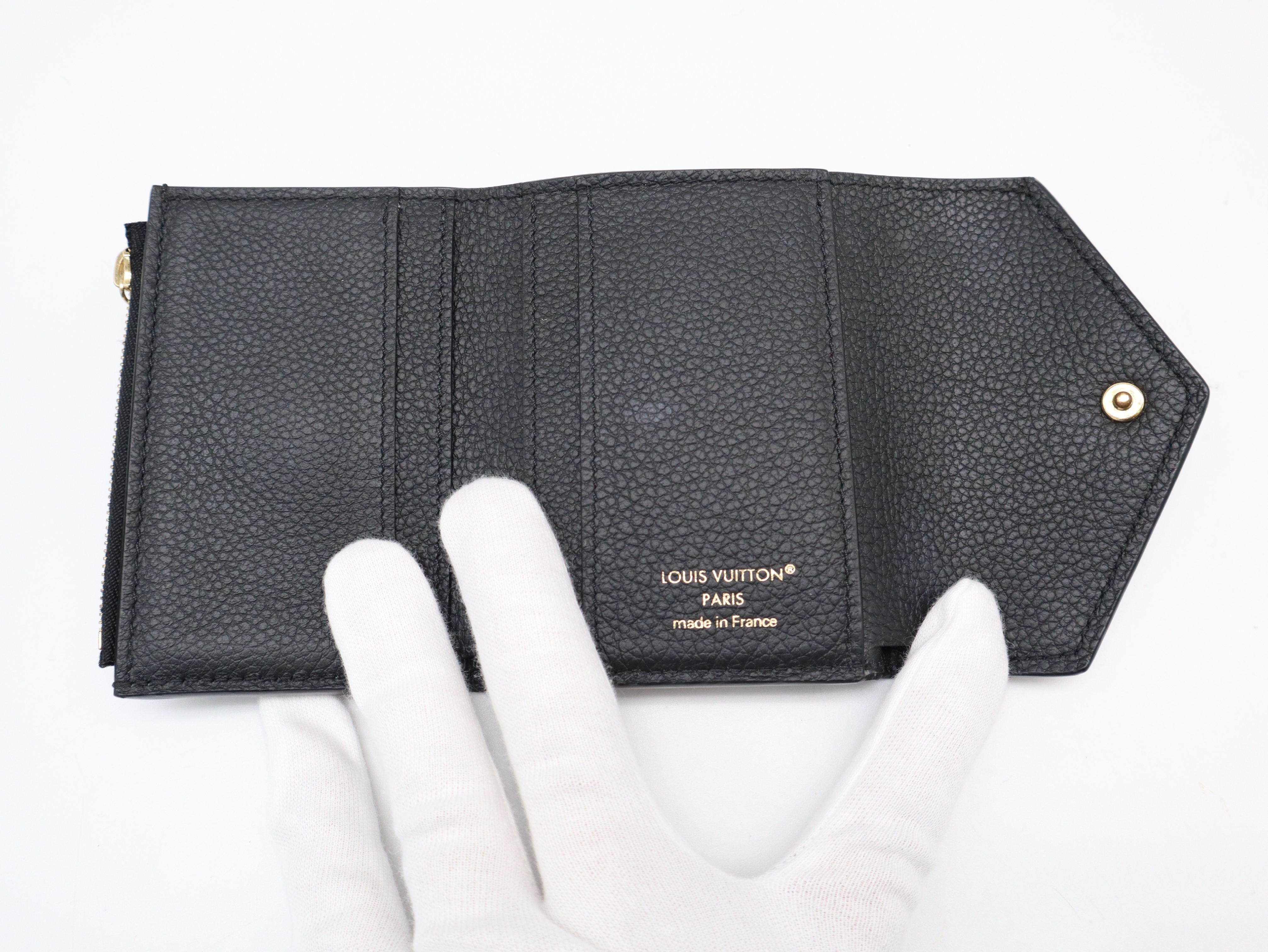 M62935 Monogram Empreinte Portefeuille Victorine Noir Wallet — view 8