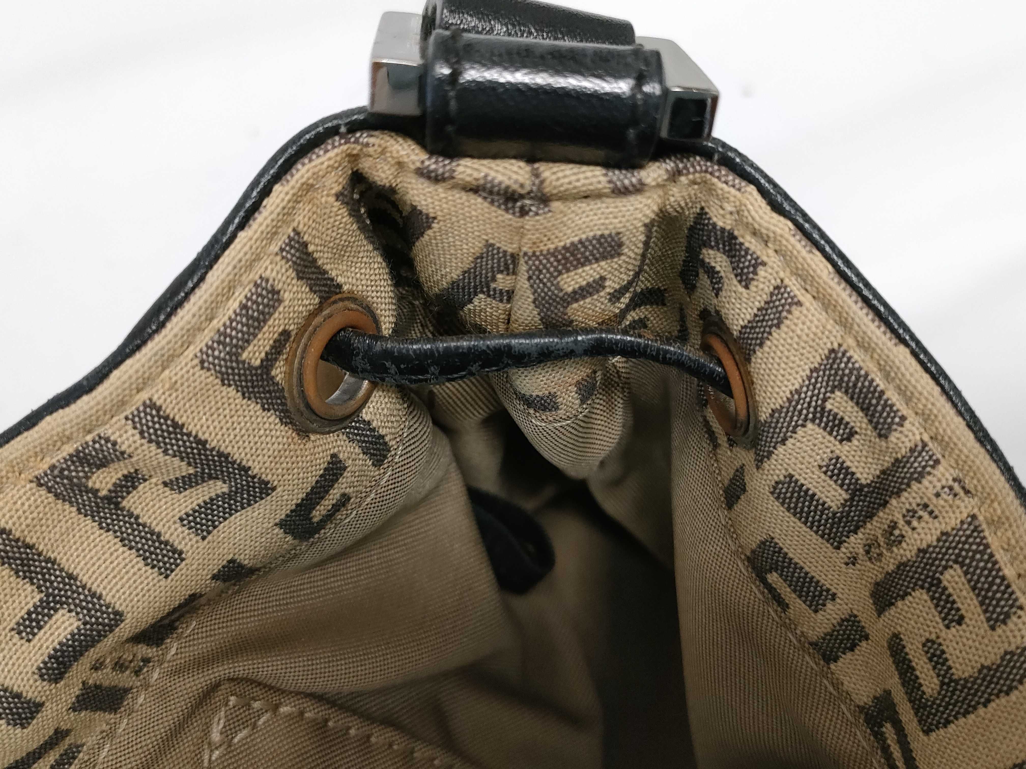 Zucca pattern Fendi Zucchino canvas shoulder bag — view 15
